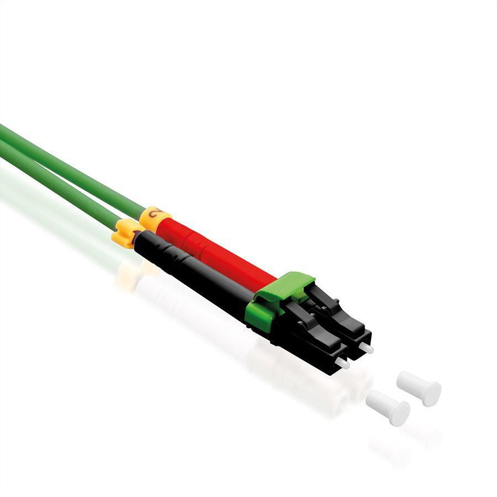 ROLINE Fiber Optic Cable 50/125um OM5 LC/LC LSOH Green 2 M
