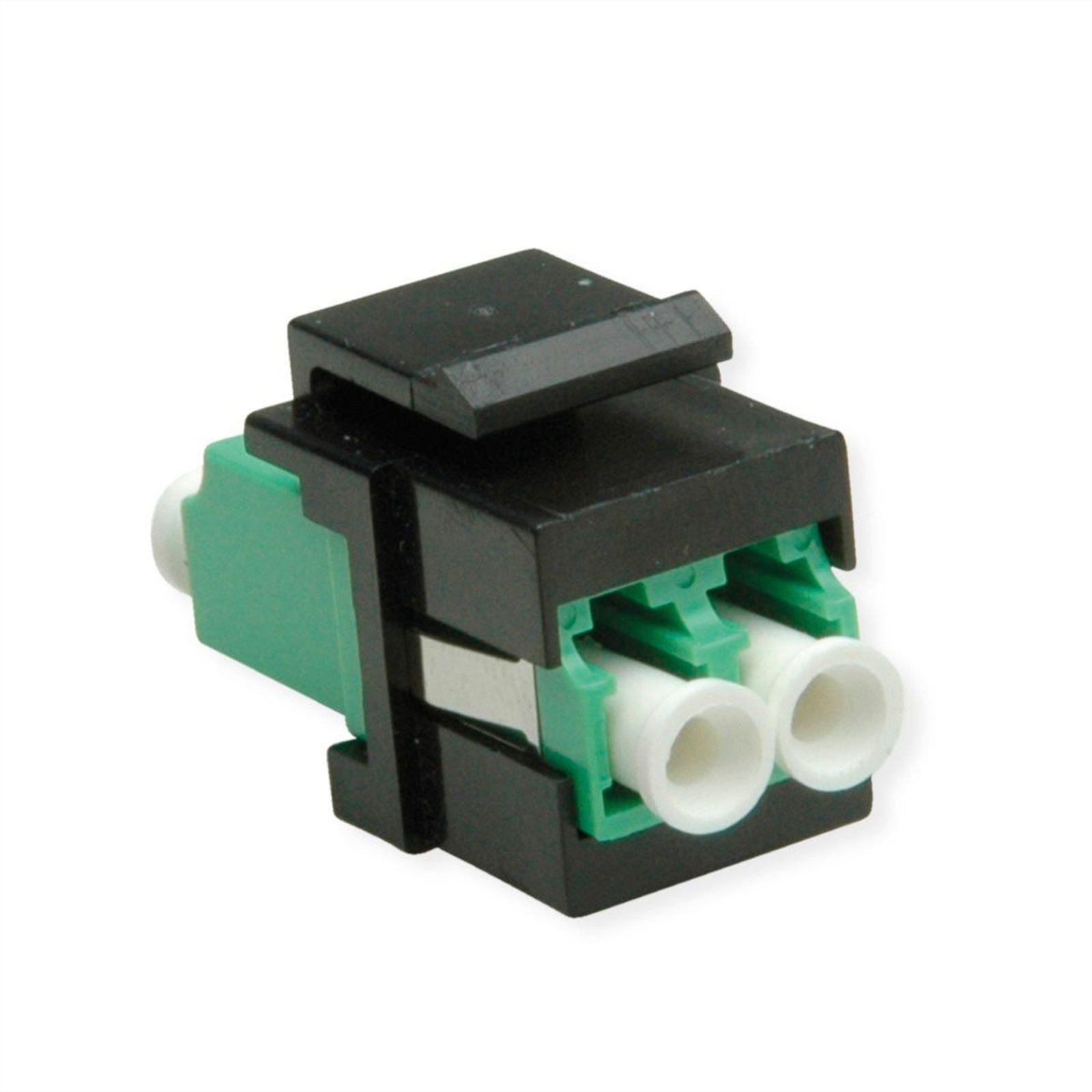 ROLINE Fibre Optic Keystone LC/LC Duplex Single Mode OS2 APC Single Or Monomode Fibre Duplex