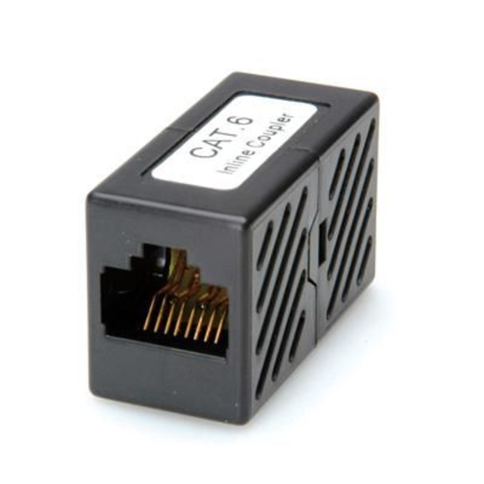 Roline RJ45 Coupler RJ45 Adapter CAT 6 Black