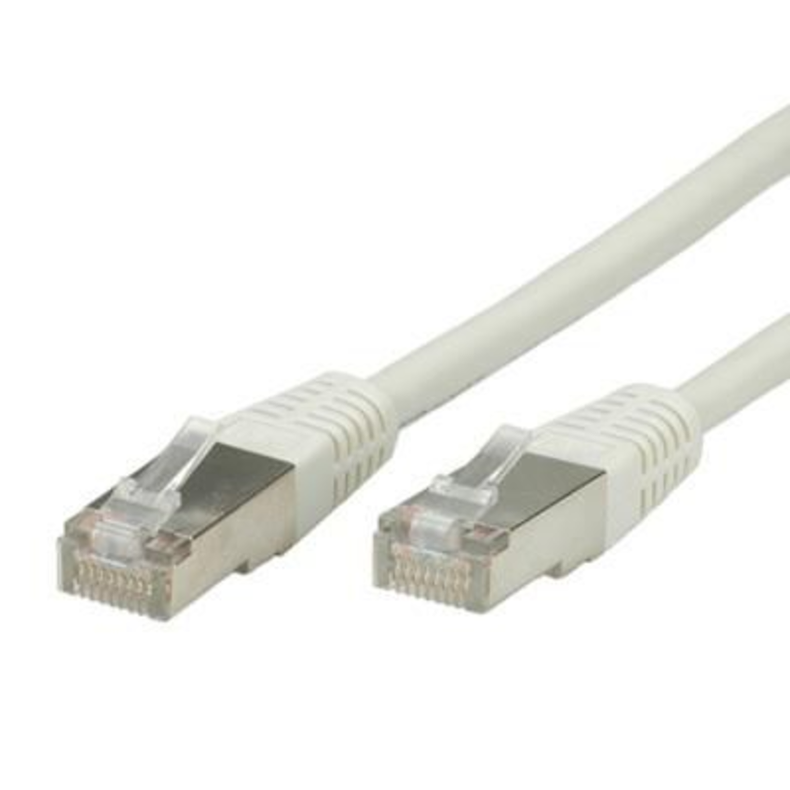 Value 21.99.0102 RJ45 Network Cable Patch Cable CAT 5e F/UTP 2.00 M Grey 1 Pc.