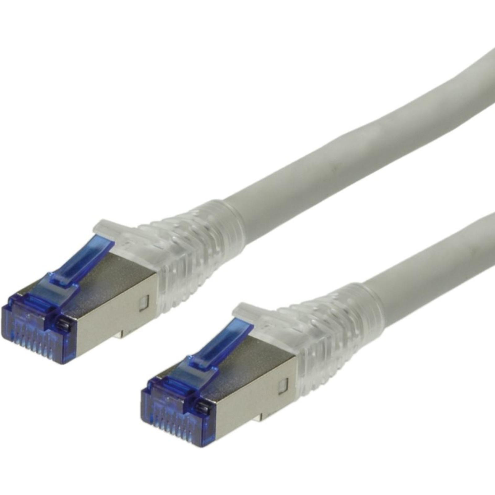 VALUE Patch Cable Cat.6A (Class EA) S/FTP (PiMF) Solid Wire LSOH Gray 70 M