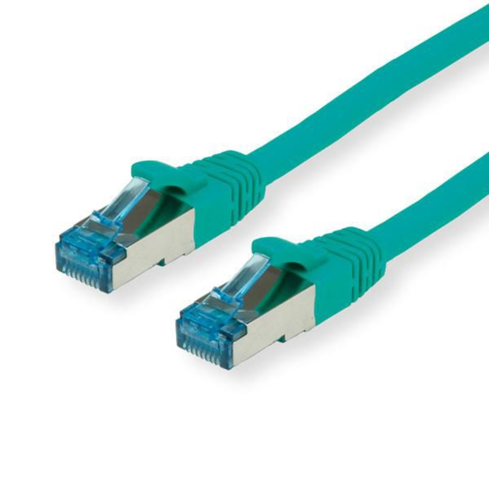 VALUE Patch Cable Cat.6A (Class EA) S/FTP (PiMF) LSOH Green 15 M