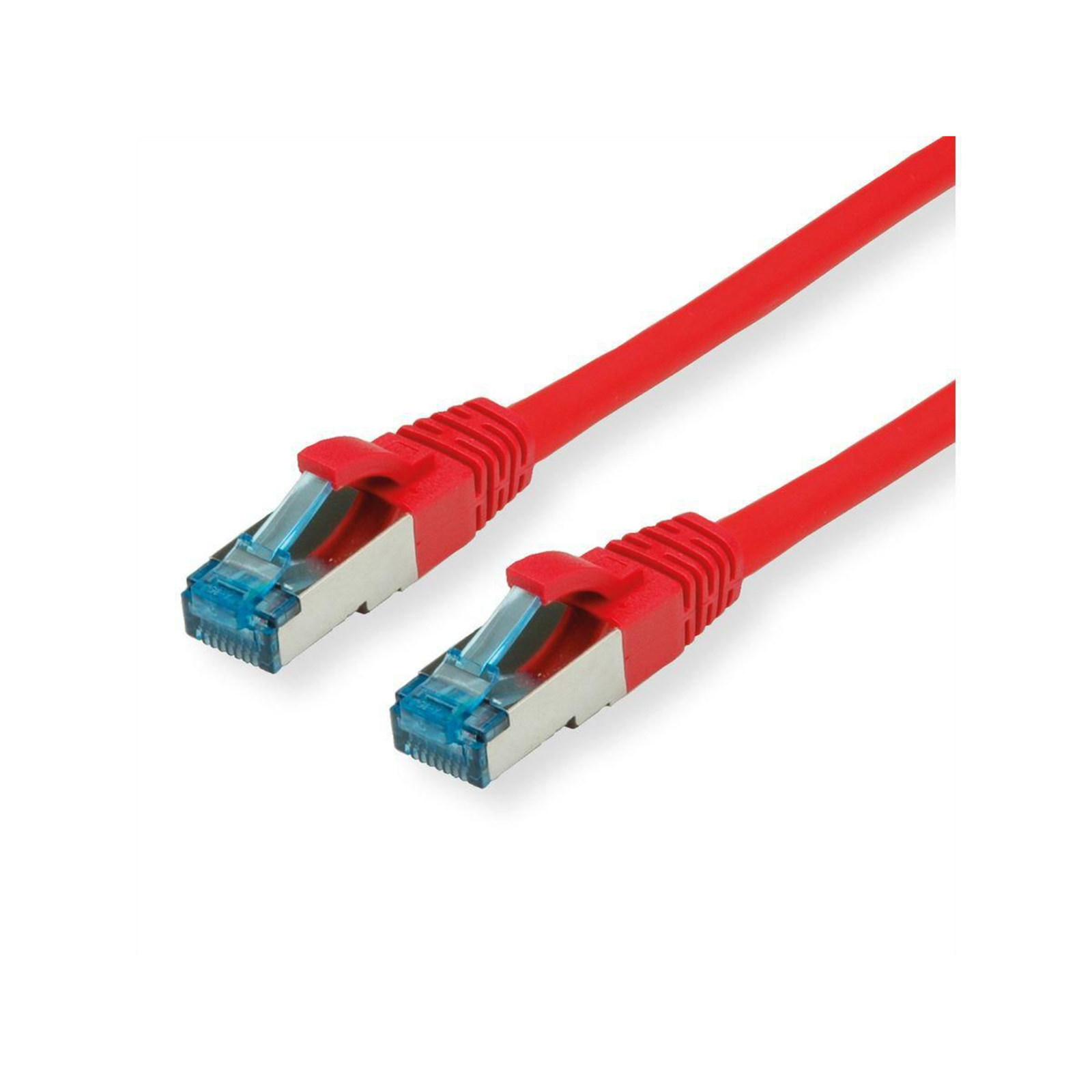 VALUE S/FTP PiMF Patch Cable Cat.6A Class EA Red 0.15m FTP PIMF