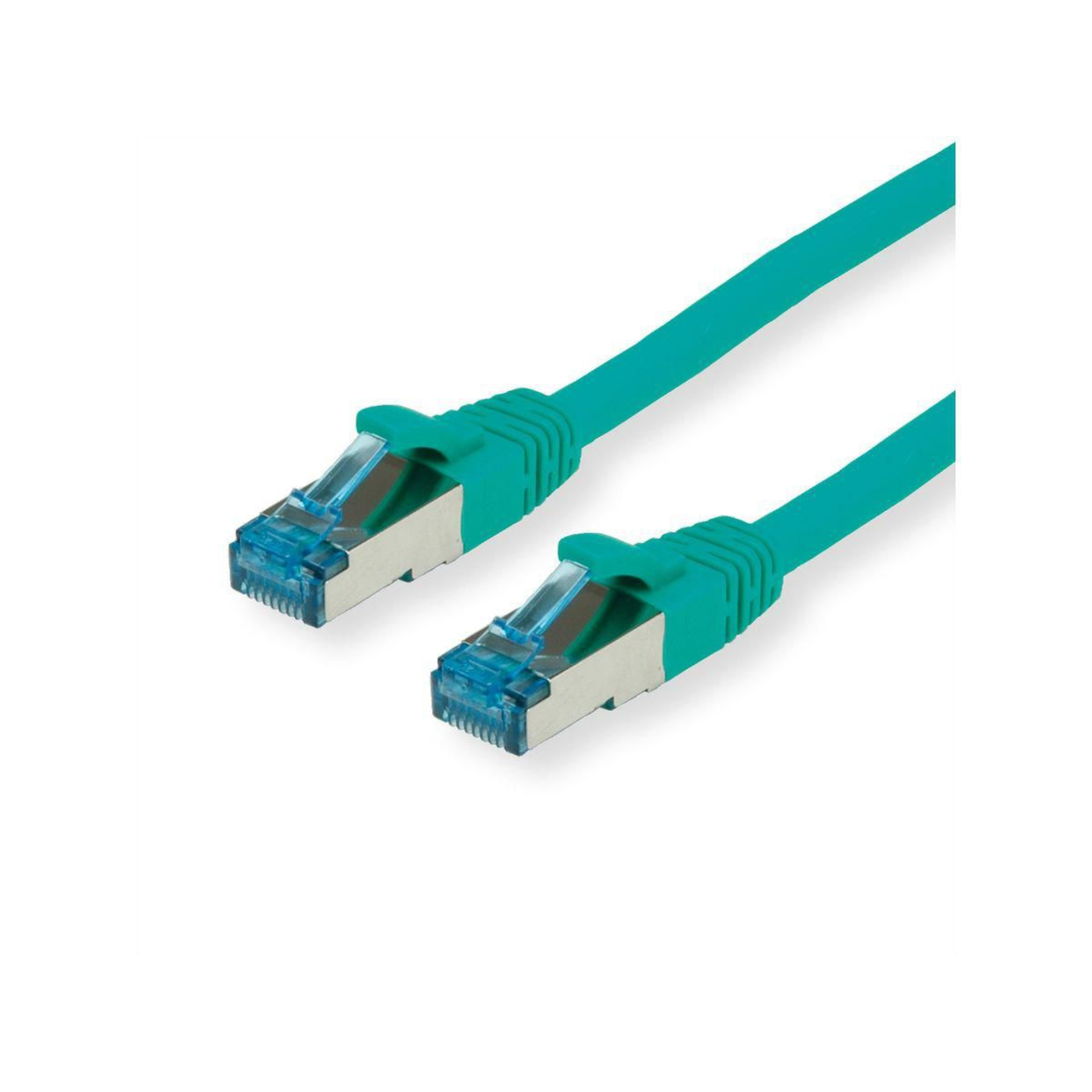 VALUE S/FTP PiMF Patch Cable Cat.6A Class EA Green 0.15m FTP PIMF