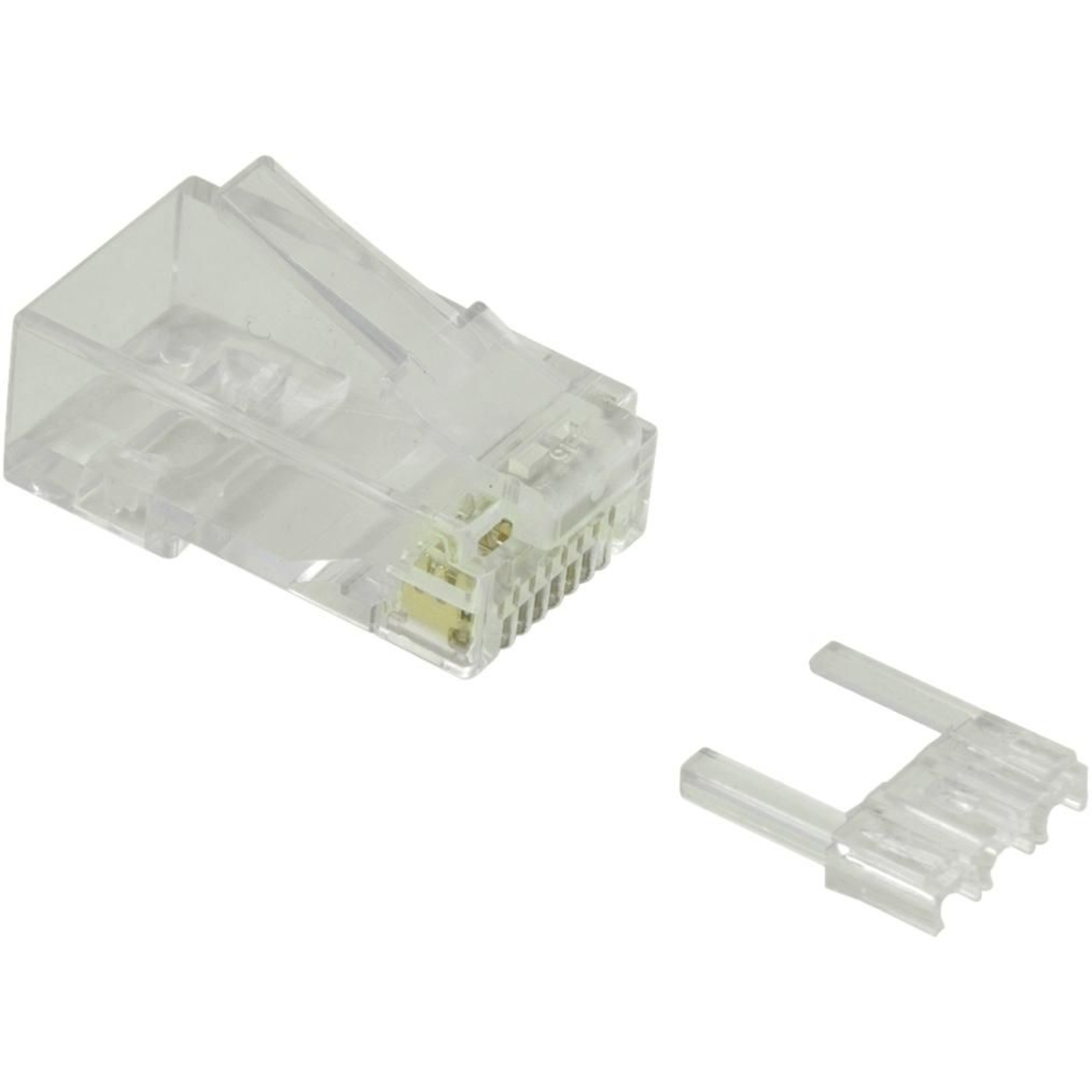 VALUE Network Connector RJ-45 (M) Unshielded CAT 6e Clear (Pack of 10)