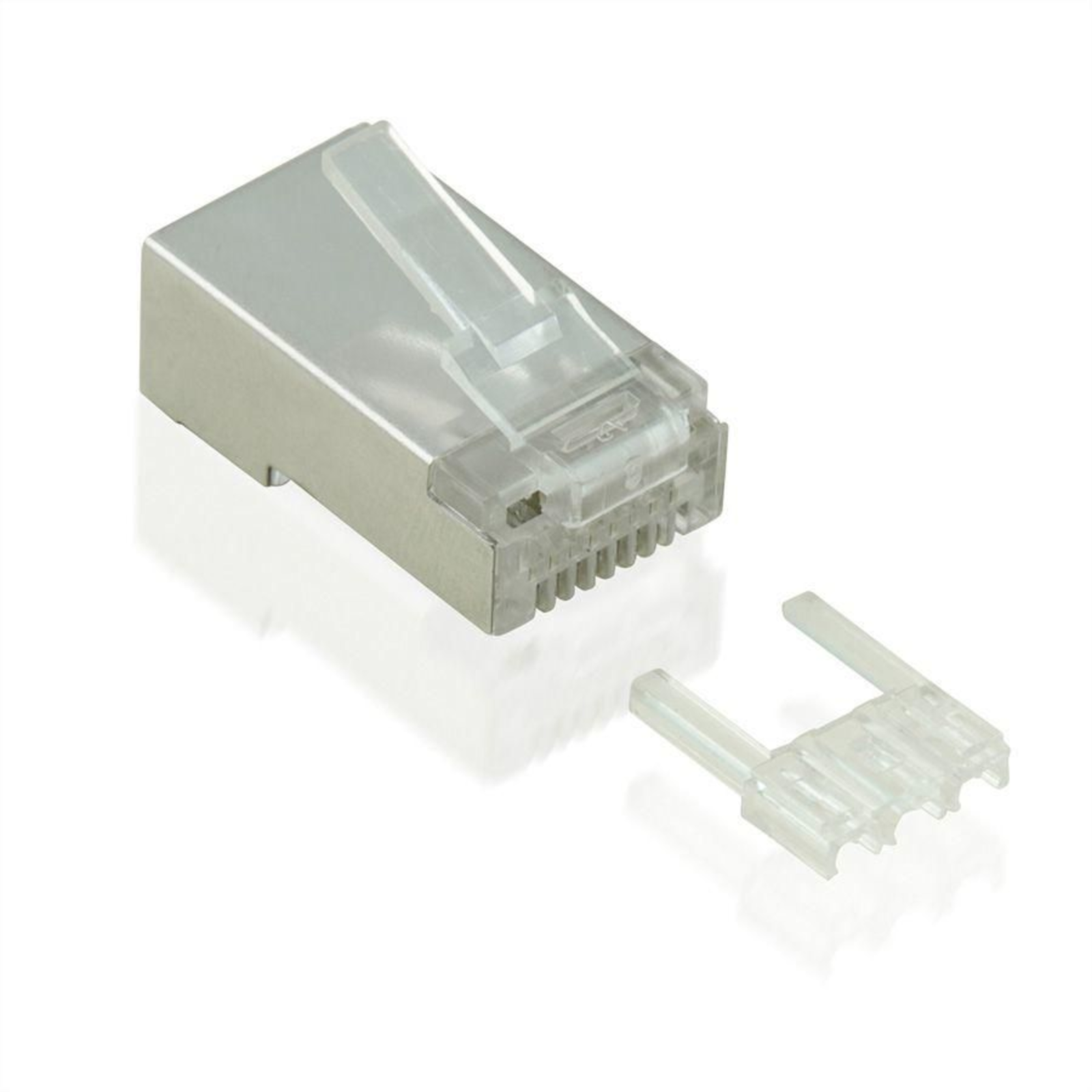 VALUE Network Connector RJ-45 (M) STP CAT 6e transparent (pack of 100)