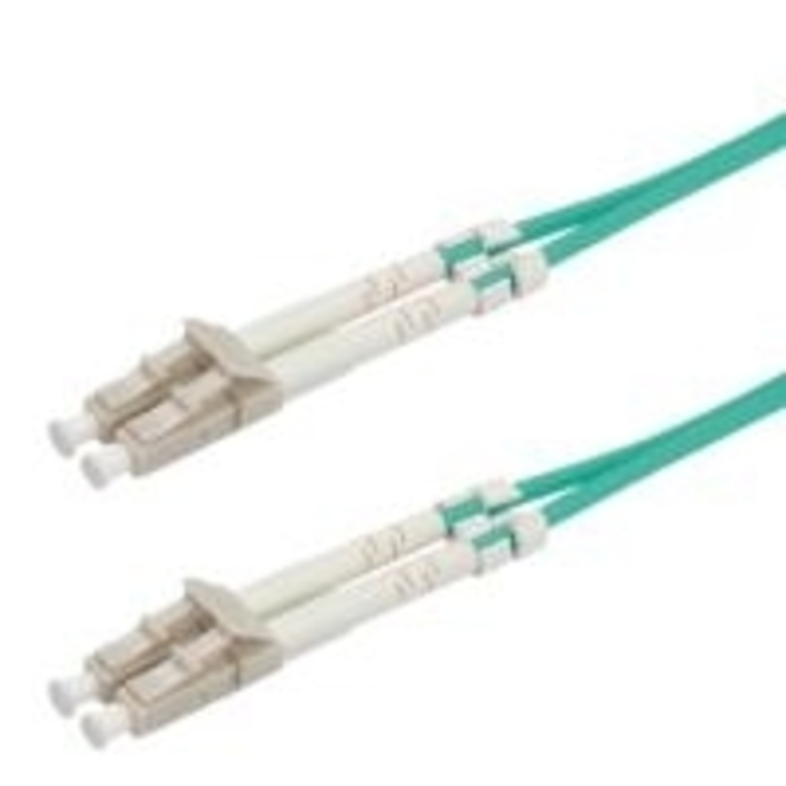 VALUE Fiber Optic Cable 50/125um OM3 LC/LC Turquoise 15 M