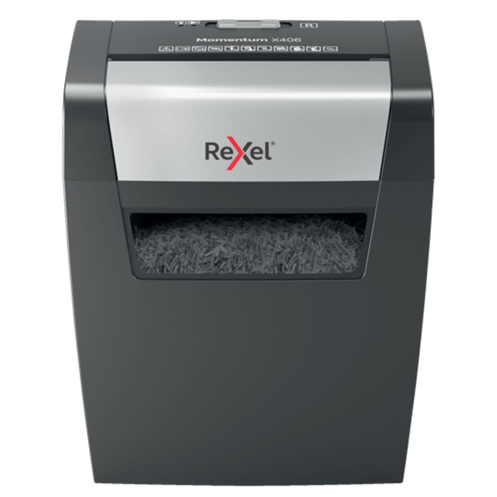REXEL Momentum X406 6-card 15 L Bin Shredder