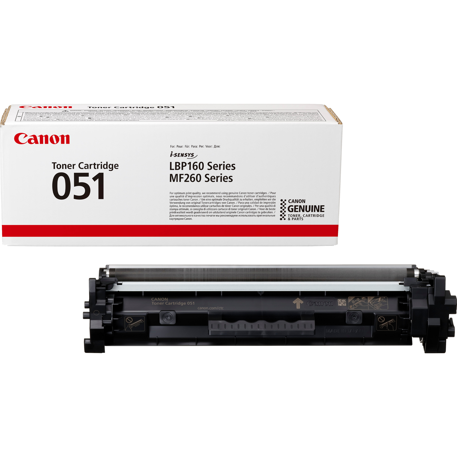 Canon 051 Toner Cartridge Black 1700 Pages Black