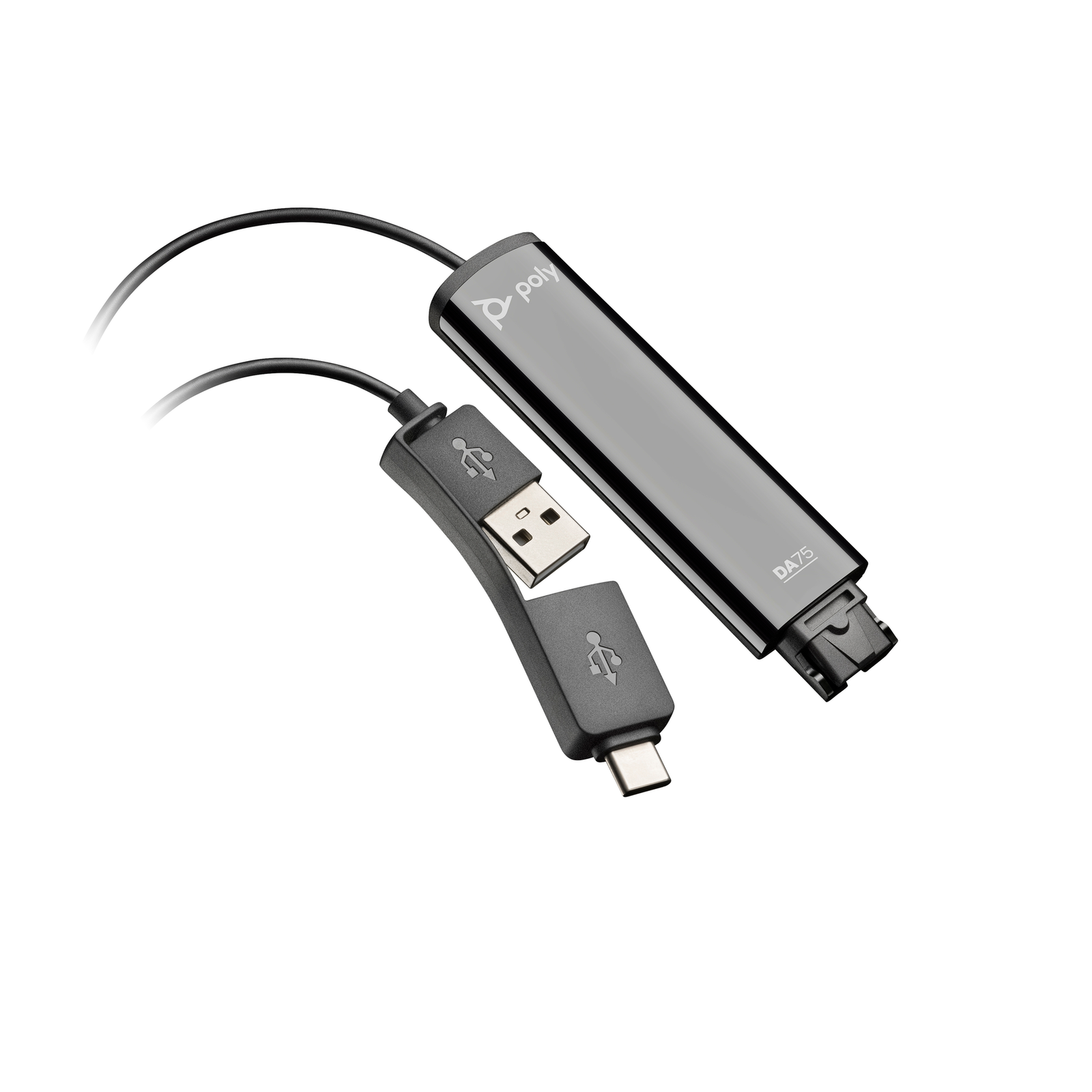 Poly DA Series DA75 Soundcard USB-C USB-A