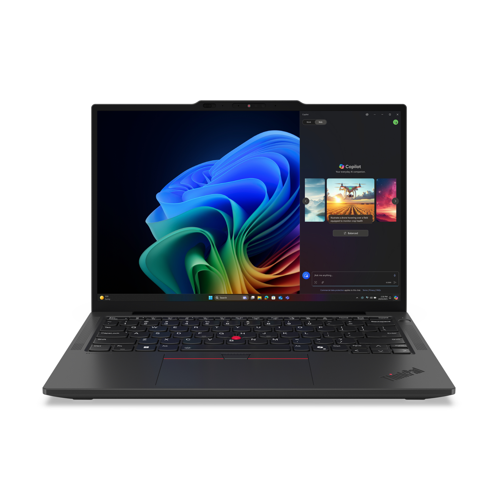Lenovo CPU AMD Ryzen AI 7 PRO 350 (8C/16T 2GHz 16MB) + NPU RAM 32 GB LPDDR5x 8000 Mhz 1 TB SS D