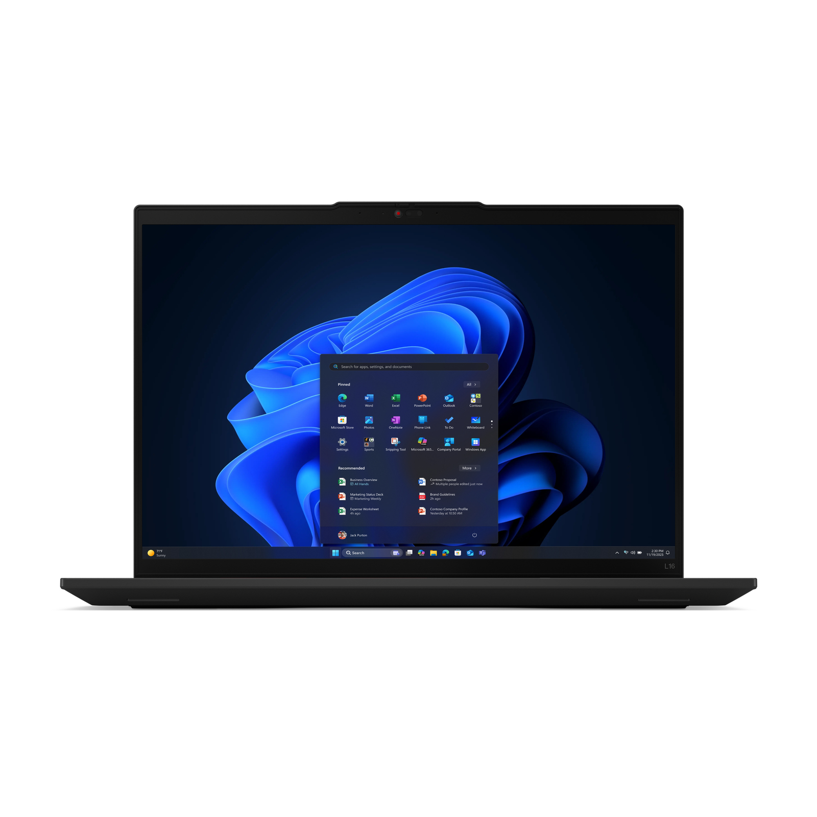 Lenovo ThinkPad L16 16inch Notebook Core Ultra 5 4.8 GHz 40.6 Cm