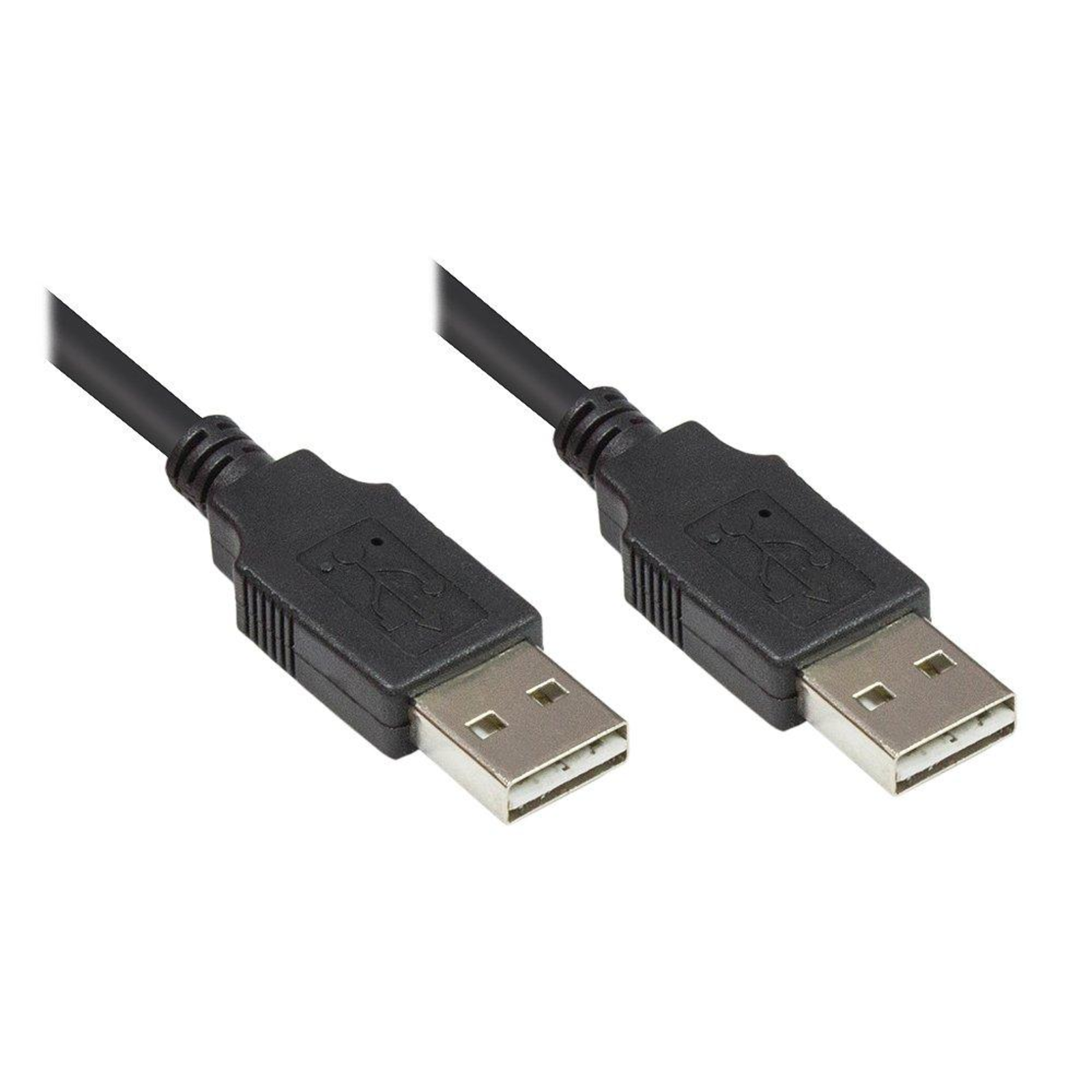 Good Connections USB 2.0 High-Speed EASY A to EASY A Connector Cable Black 3m