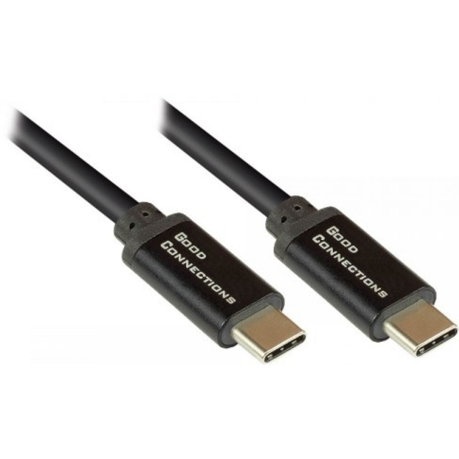 Good Connections USB2.0 Cable 1.5m USB-C St./St. SmartFLEX PD Black