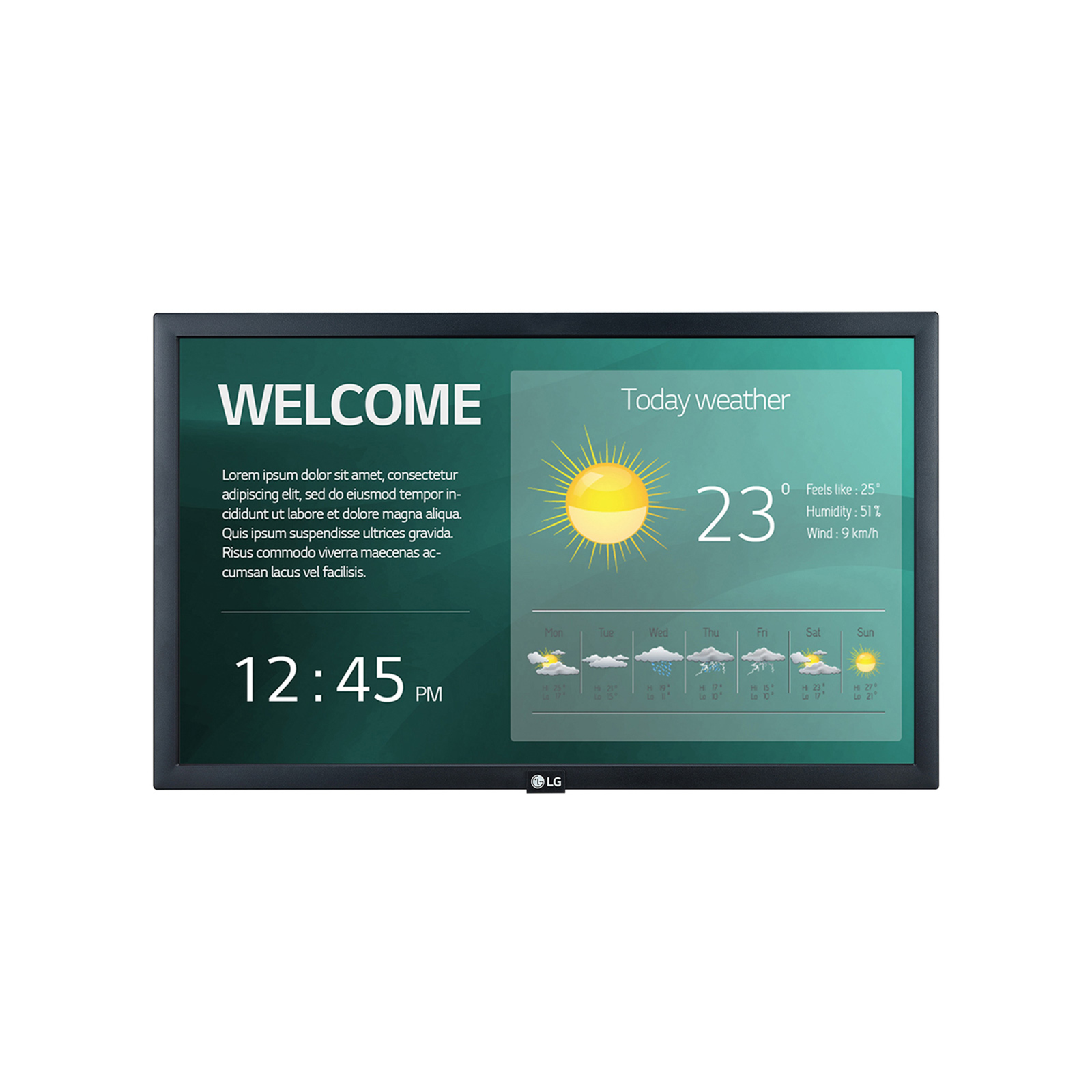 LG 22 Inch LED 22SM3G FHD -IPS -250cd -16 -7