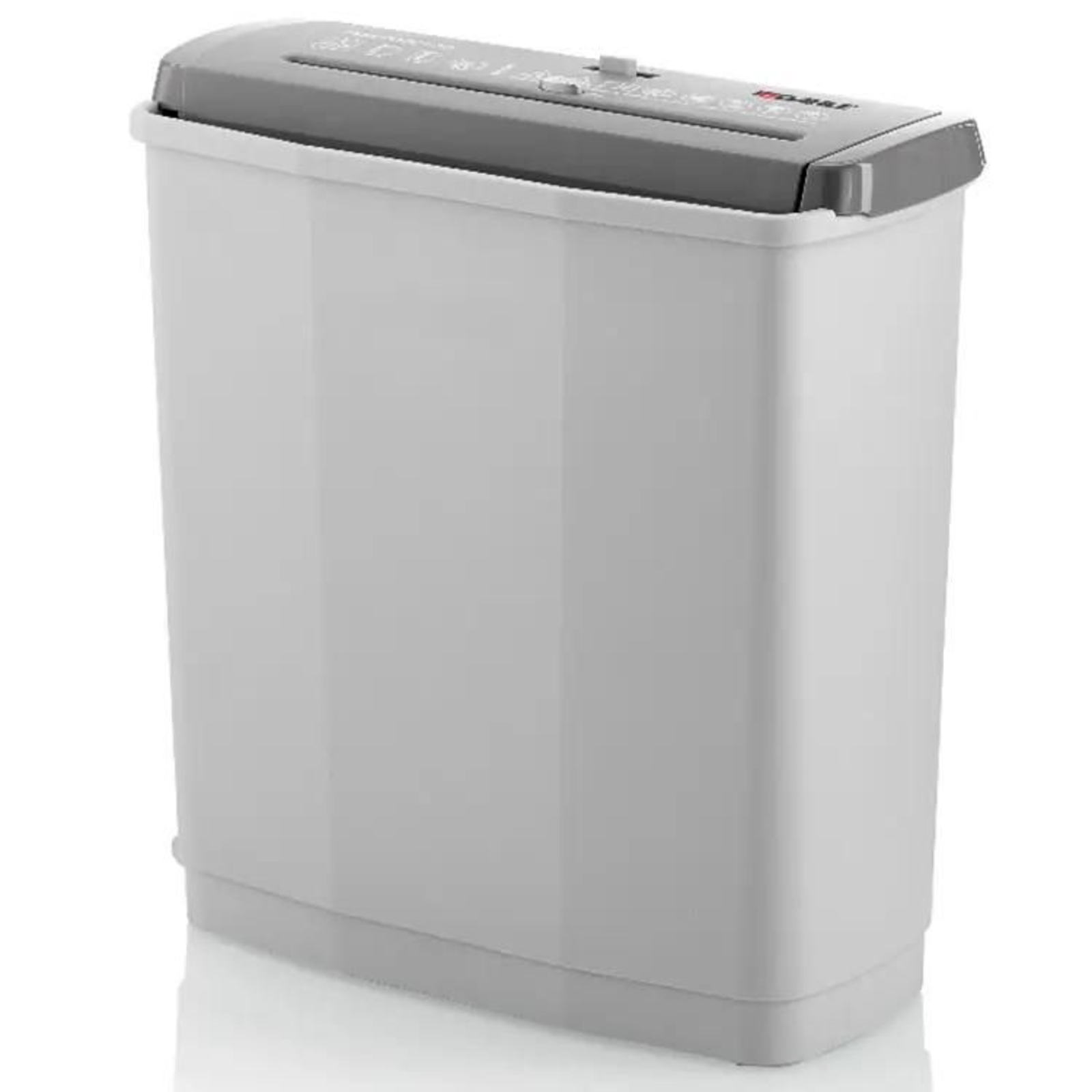 Novus Dahle PaperSAFE 60 Document Shredder with Strip Cut up to 6 Sheets Light Gray