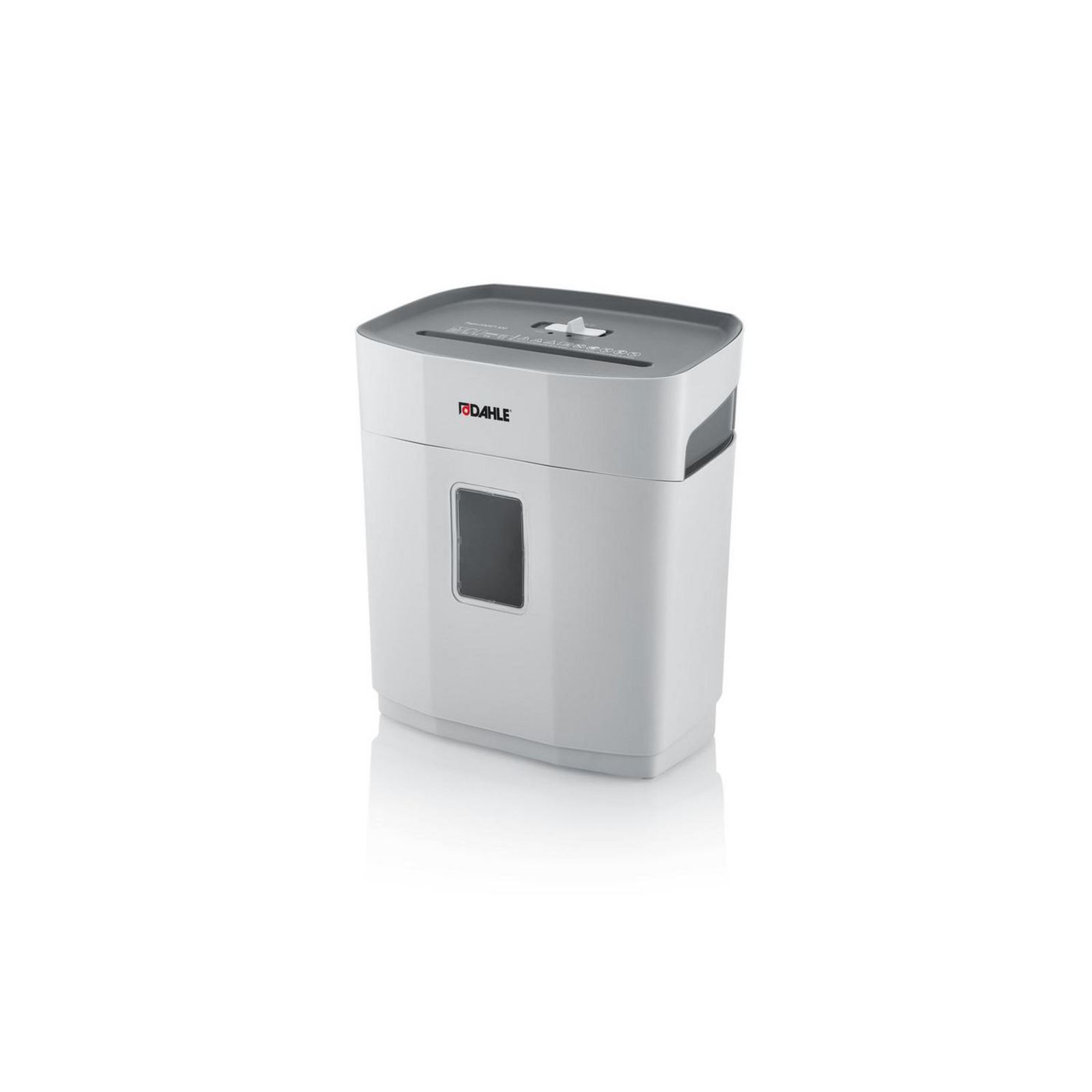 Novus Dahle PaperSAFE 100 Document Shredder with Particle Cut up to 5 Sheets Light Gray