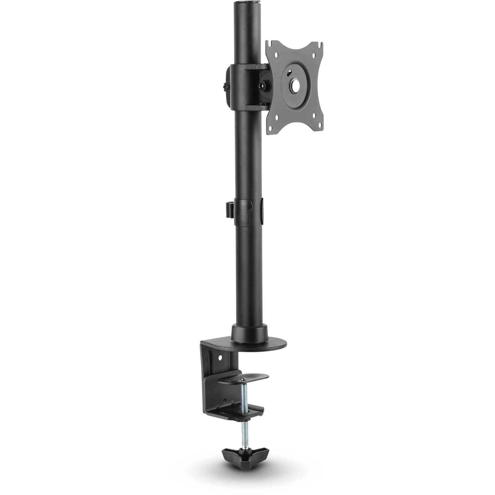 InLine Desk Bracket Mounting Kit Rod Holder VESA Mount LCD Display Black Screen Size 68.6cm 27inch