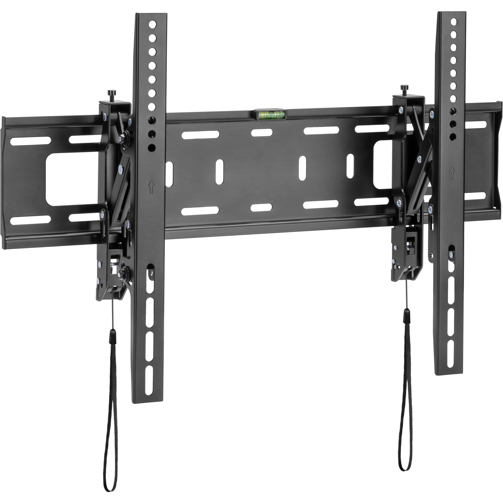 InLine Mounting Kit Wall Mount Heavy-duty Tiltable TV Plastic Steel Black Size 94-203cm