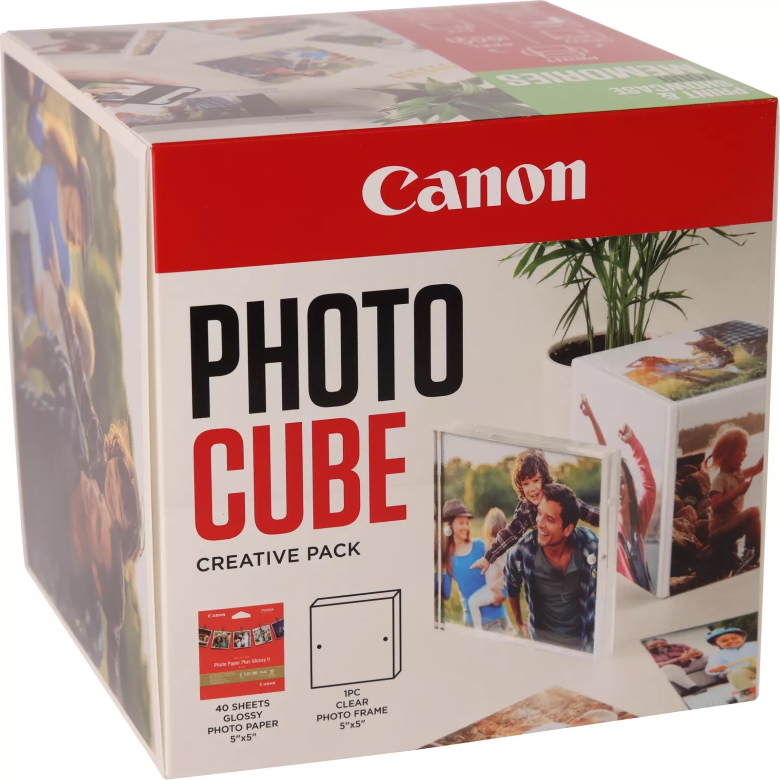 Canon PP-201 Glossy Green 130 X 130 Mm 40 Sheets Photo Paper (2311B078)
