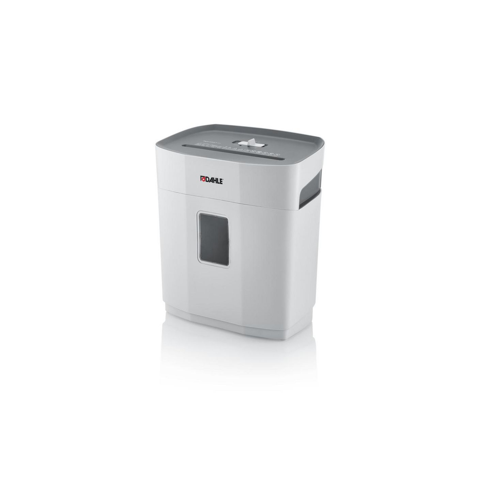 Novus Dahle PaperSAFE 120 Document Shredder with Particle Cut up to 8 Sheets Light Gray