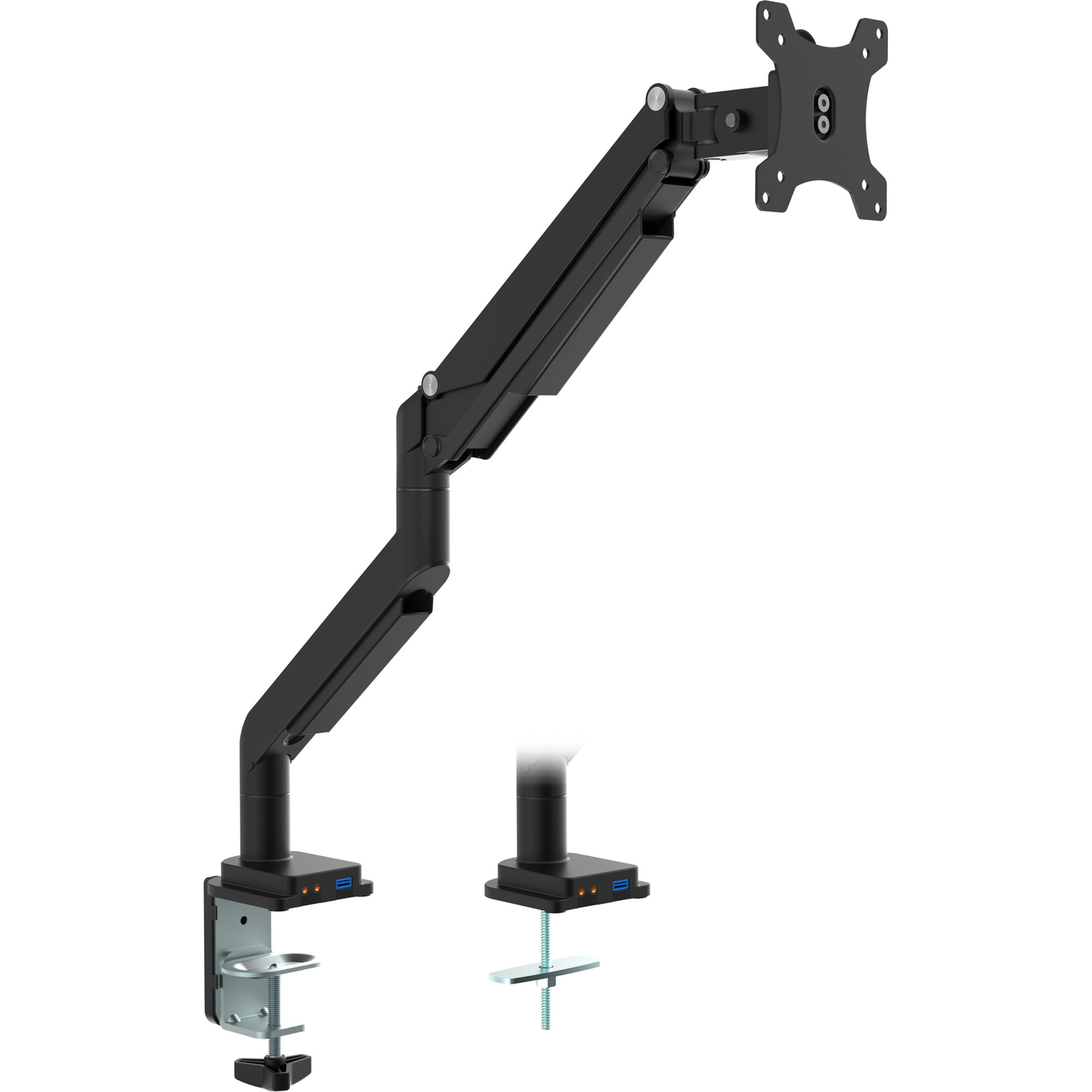InLine Mounting Kit for LCD Display Aluminium Black Screen Size 43.2-81.3 Cm (17inch-32inch)