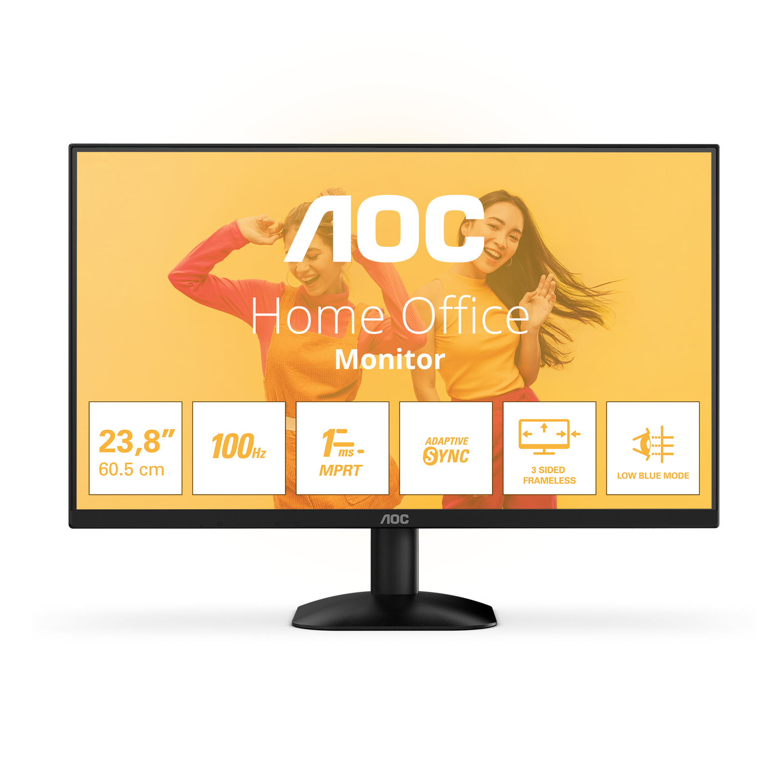 AOC 24B35HM2 23.8-inch VA 100Hz HDMI VGA Monitor