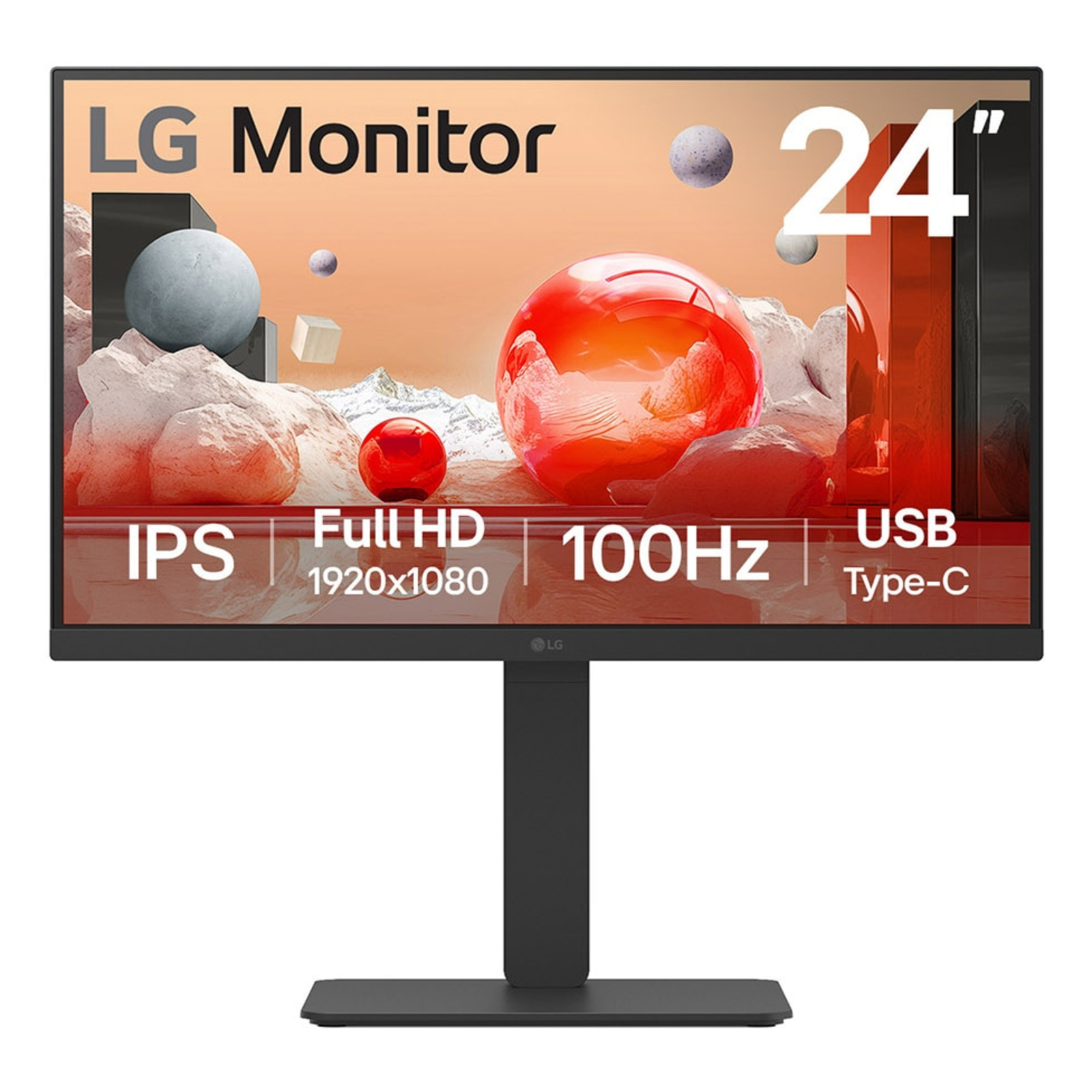 LG 24BA750-B LED Monitor USB 61 Cm (24) (23.8 Viewable) 1920 X 1080 Full HD (1080p)(24BA750-B.AEU)