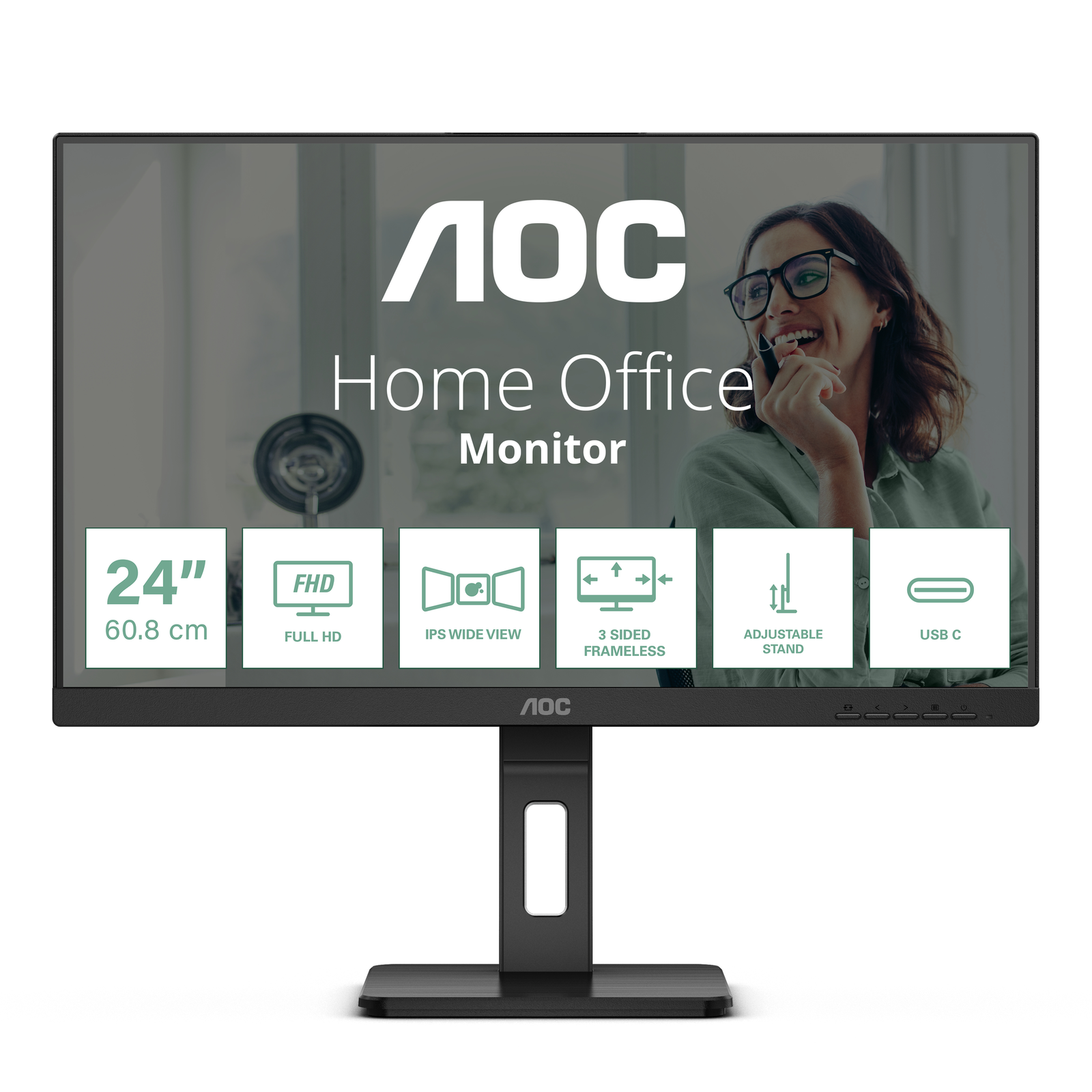 AOC 60.5cm 23.8 Inch Monitor