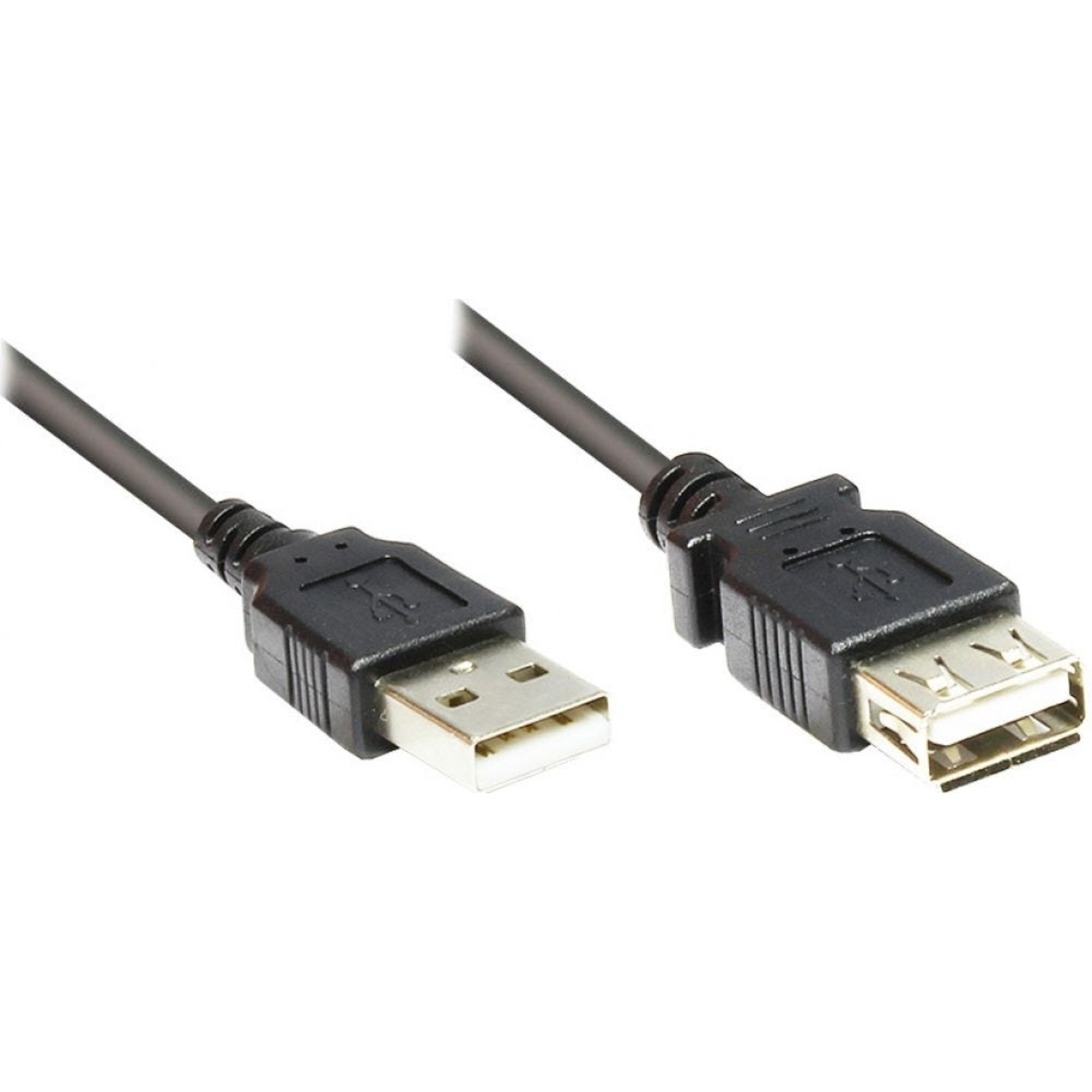Good Connections Extension Cable USB 2.0 Plug A to Socket A Black 0.15 M