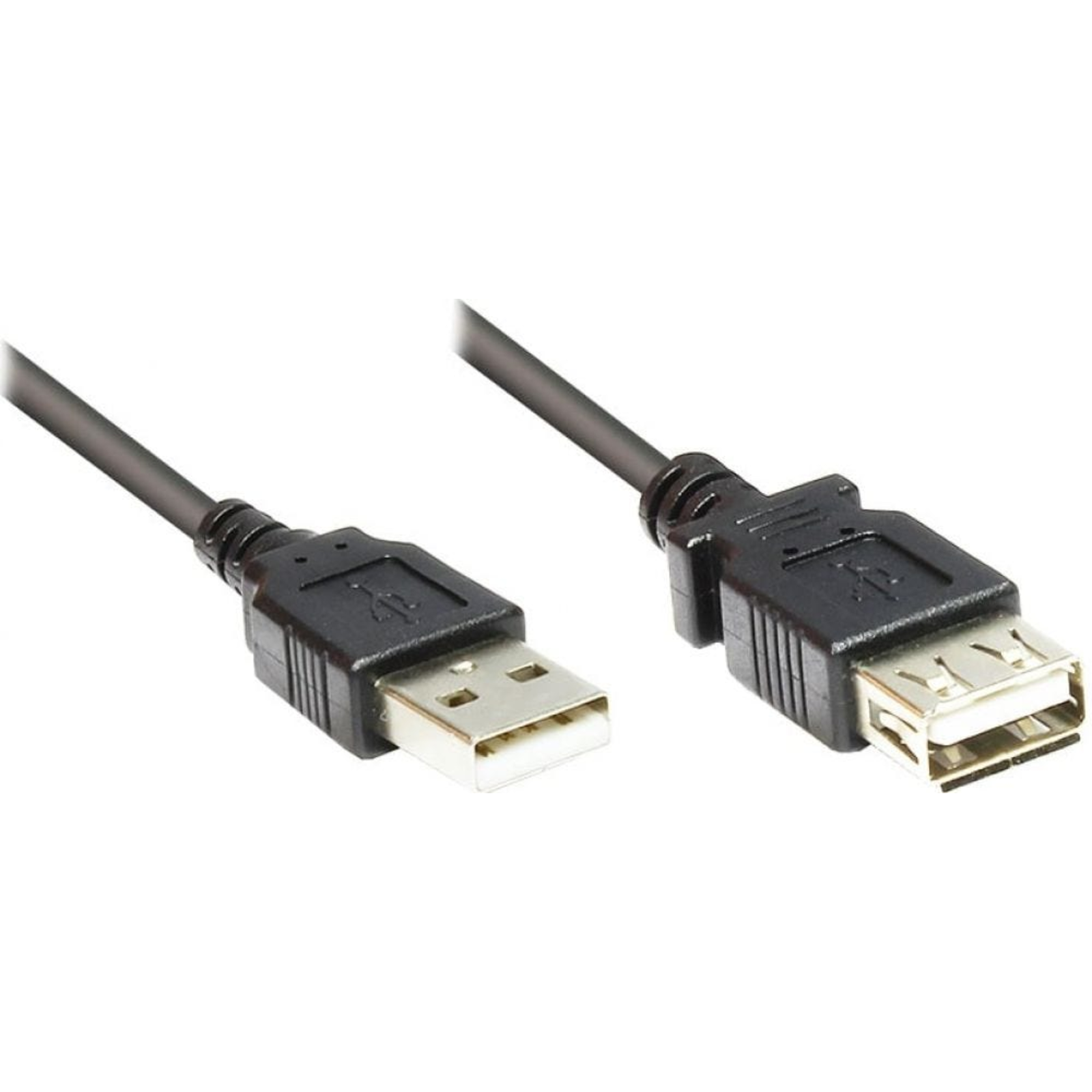 Good Connections Extension Cable USB 2.0 Plug A to Socket A Black 0.3 M