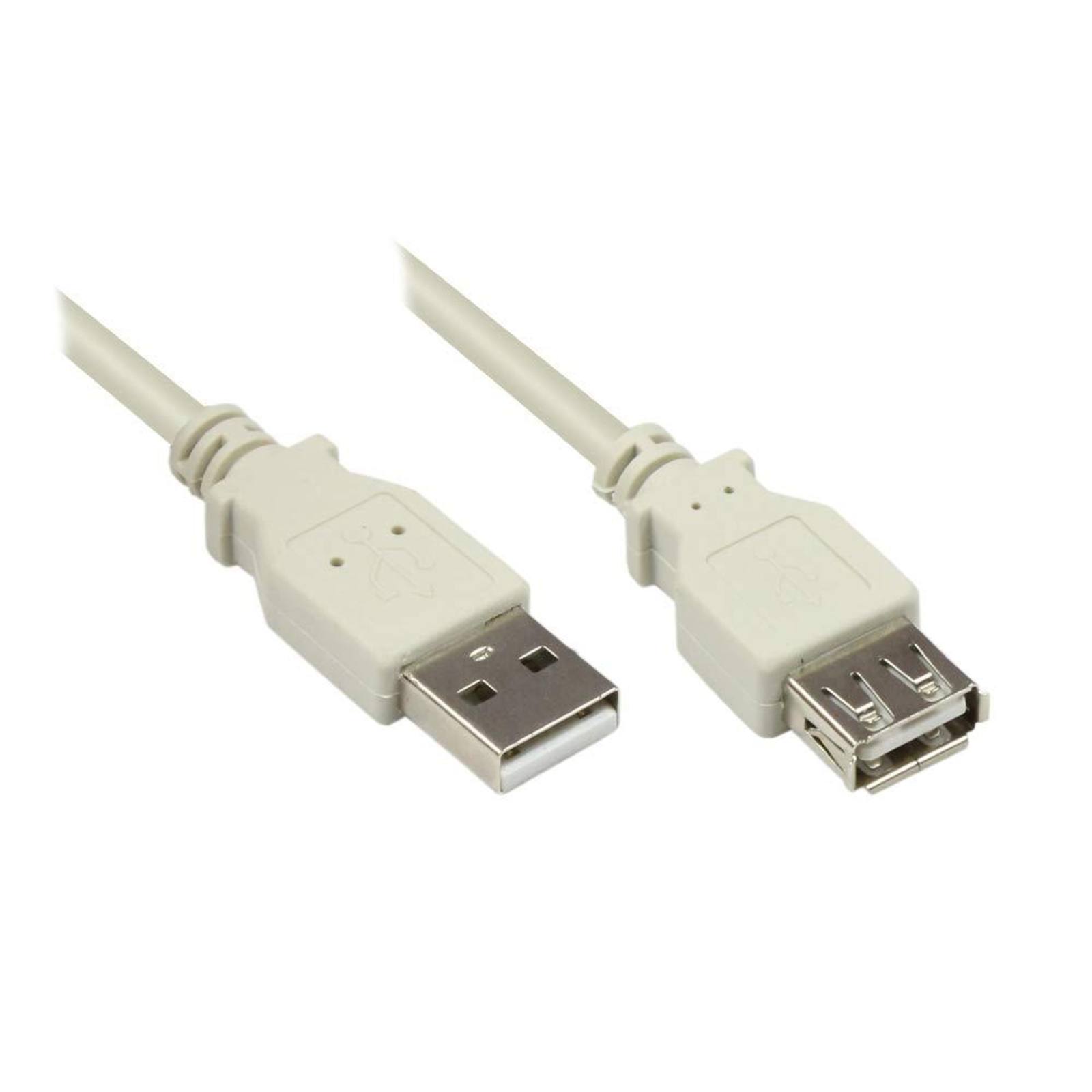 Good Connections Extension Cable USB 2.0 Plug A to Socket A Grey 1 M