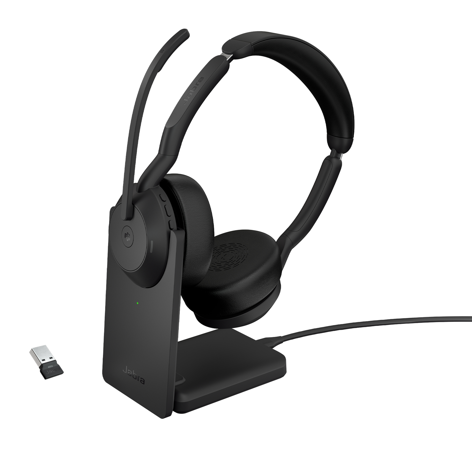 Jabra Headset Evolve2 55 USB-A MS Stereo Stand Cordless