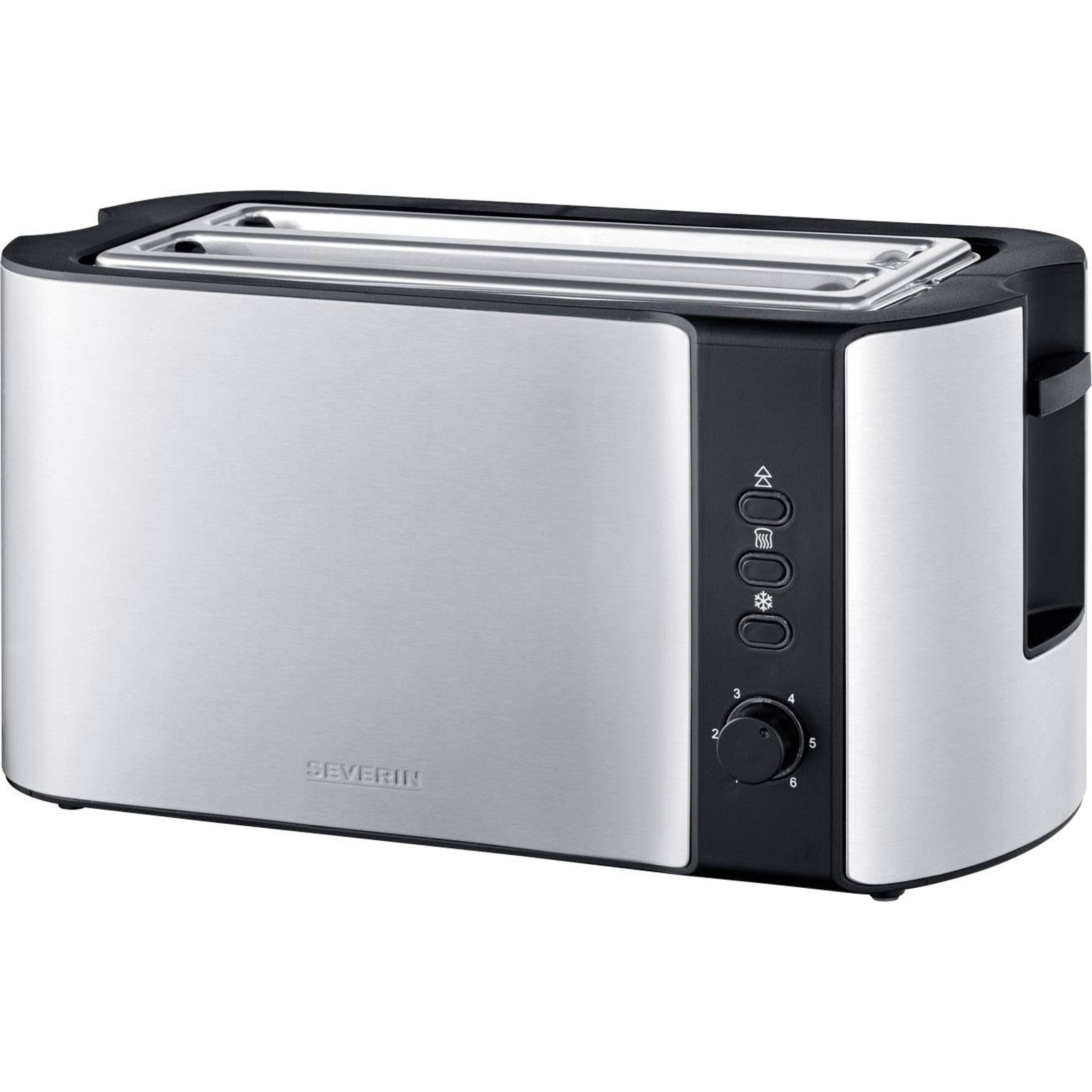 SEVERIN at 2590 Toaster 1400 W Black/ Silver