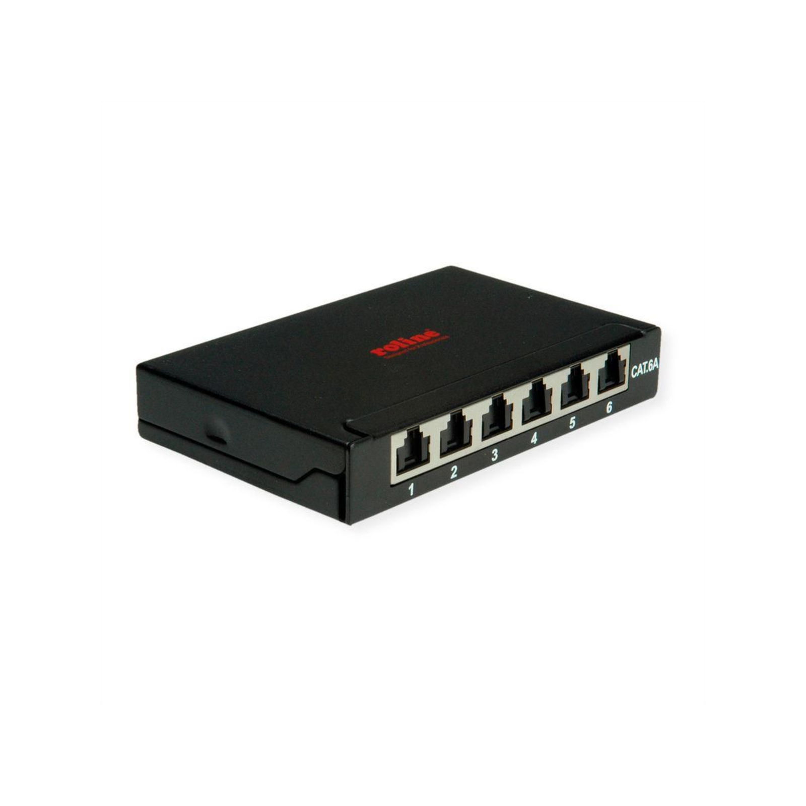 ROLINE Mini Patch Panel 6xRJ45 Shielded Cat.6A/Class EA 0.5U