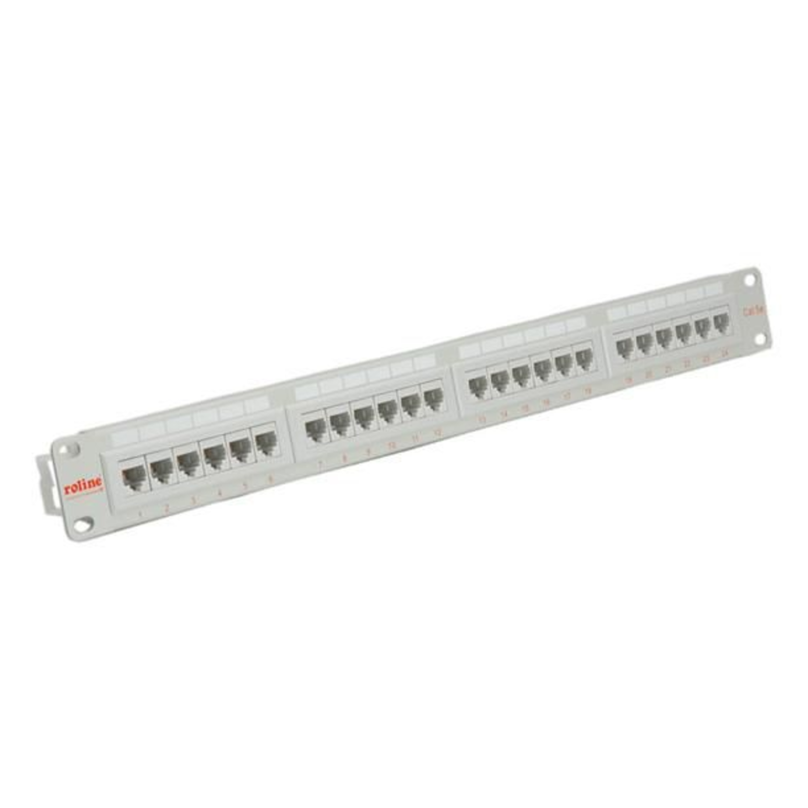 ROLINE Patch Panel CAT 5e UTP Light Grey 48.3 Cm (19inch)