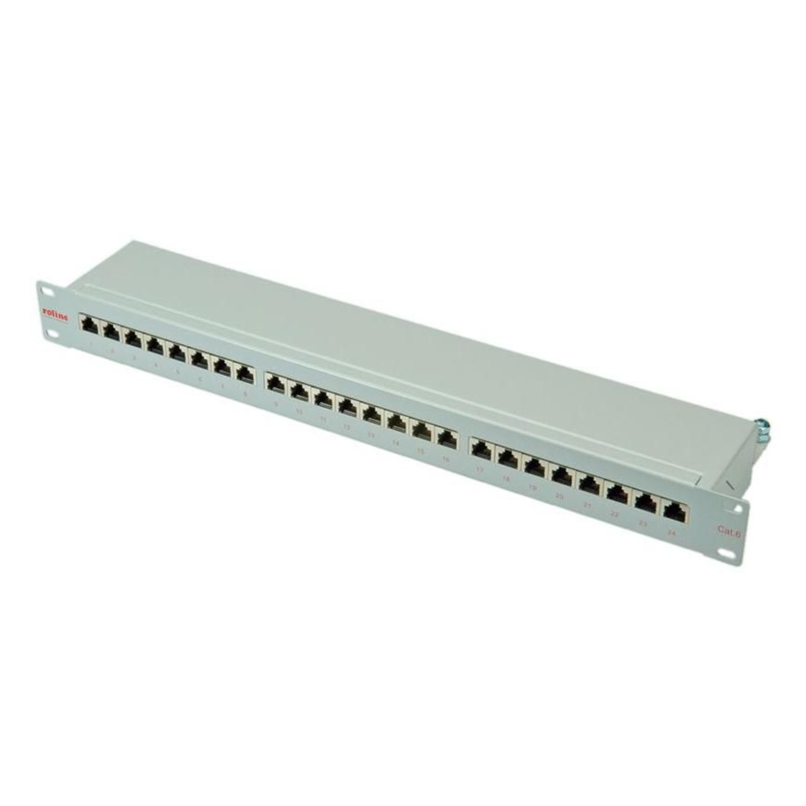 ROLINE Patch Panel CAT 6 STP Light Grey 48.3 Cm (19inch)