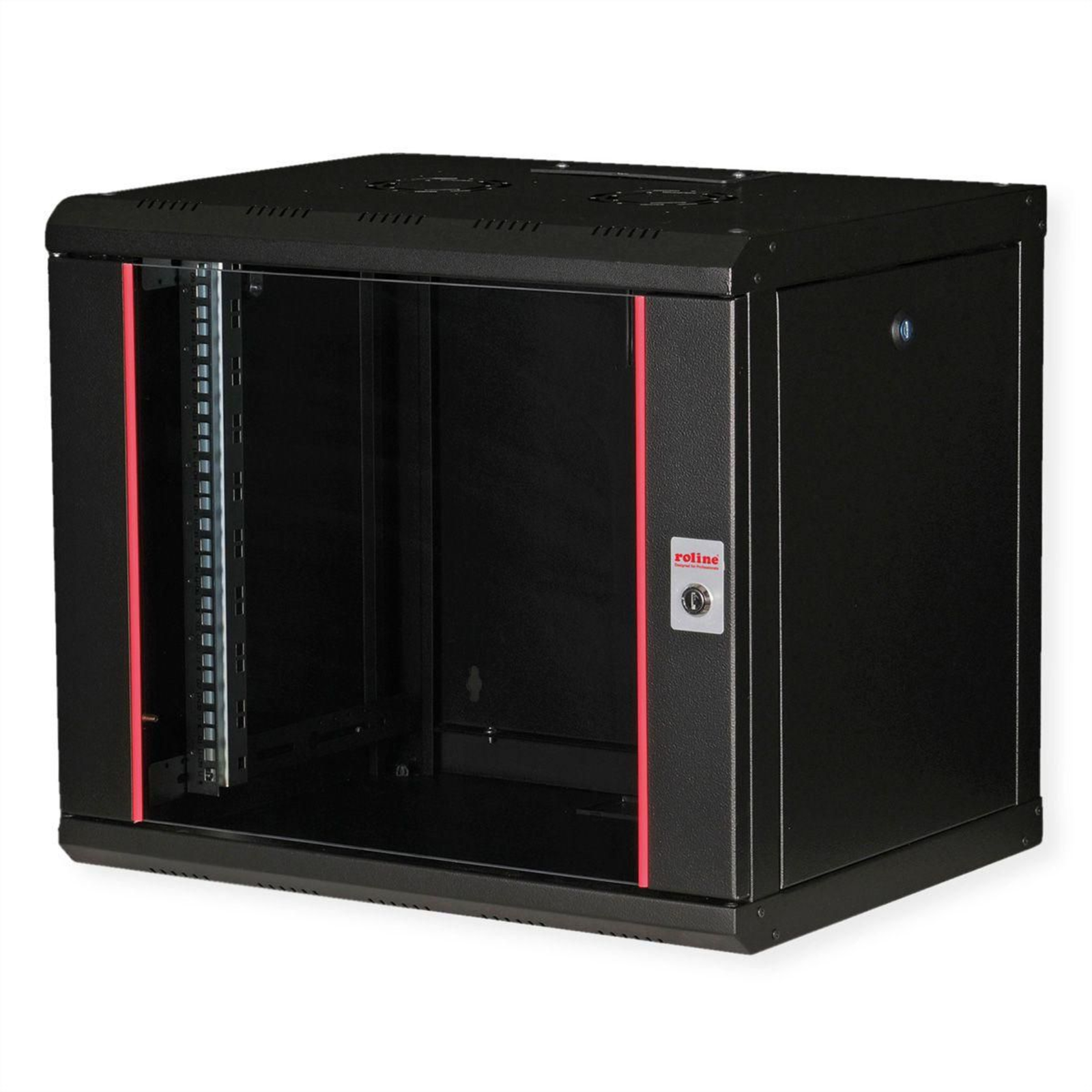 Roline 26.21.0172 19-inch Wall-mounted Enclosure (W X H X D) 450 X 505 X 600 Mm Black