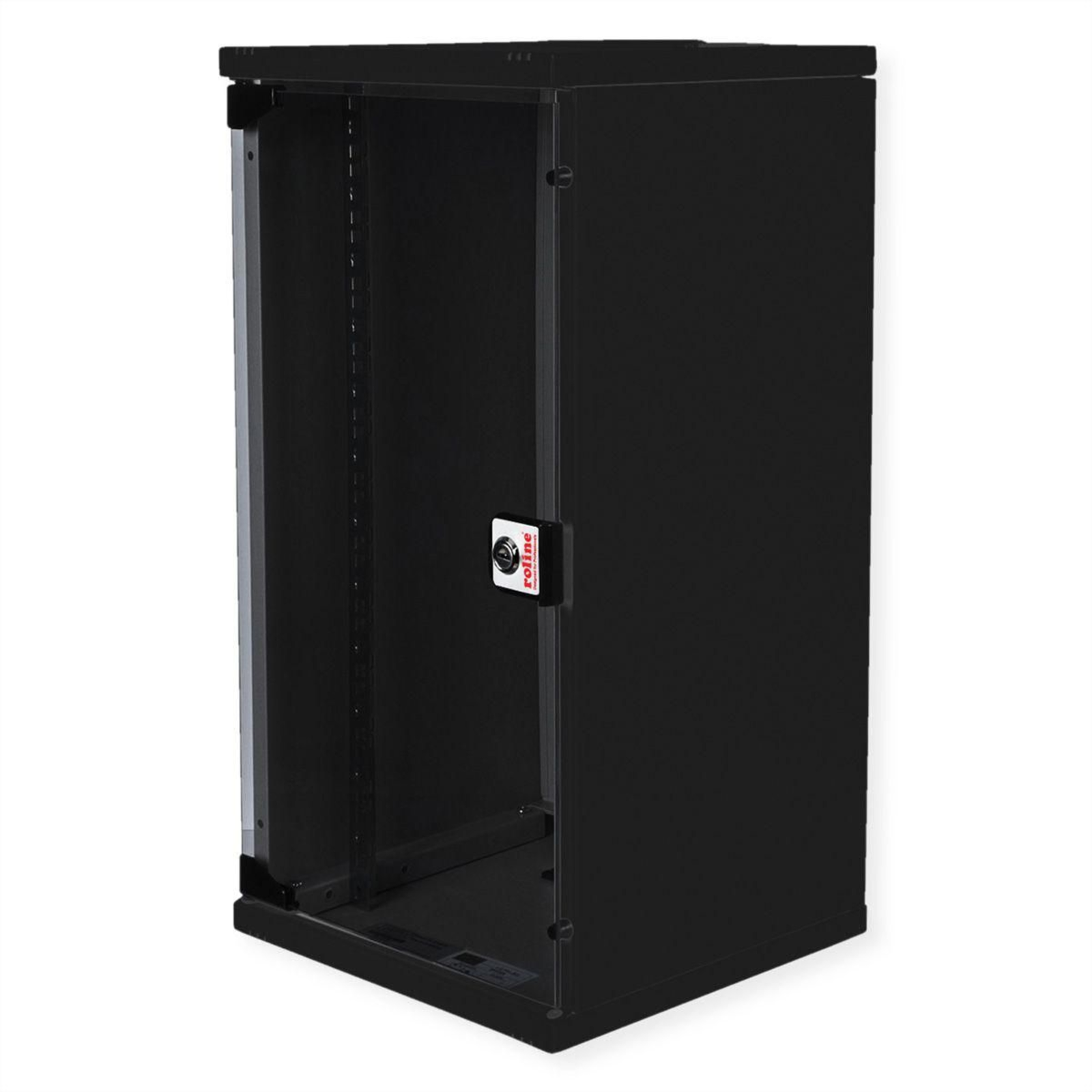Roline 26.21.0195 10-inch Wall-mounted Enclosure Black