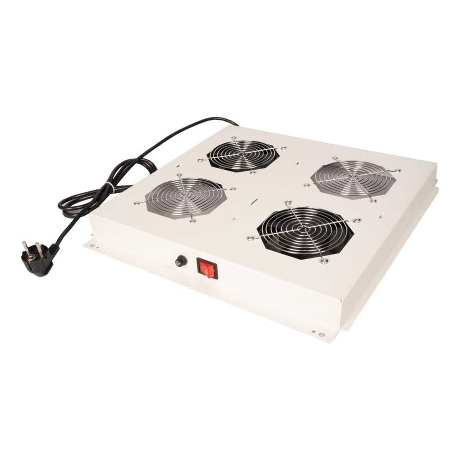 ROLINE 19-inch Roof Fan Unit 2 Fans ON/OFF Grey