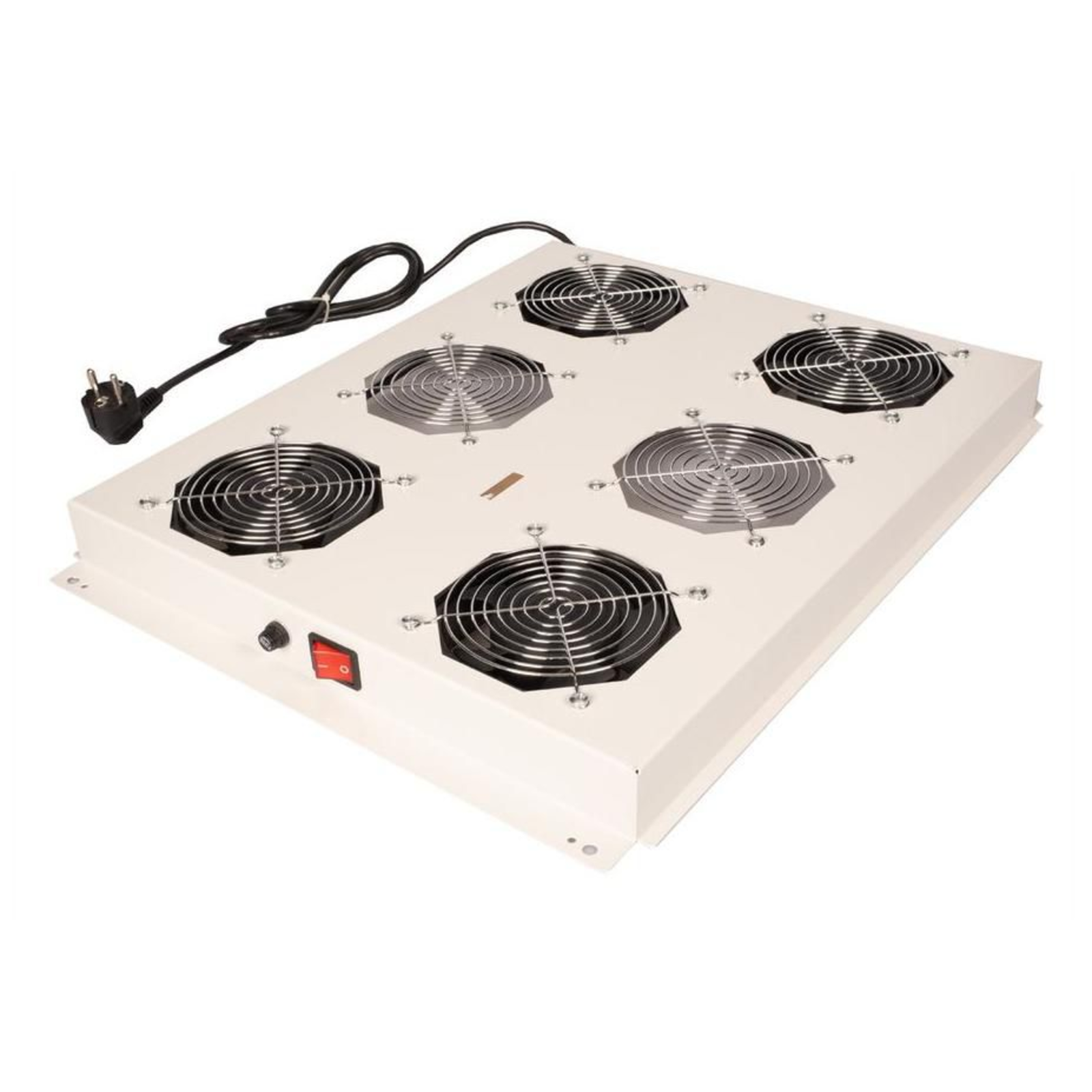 ROLINE 19-inch Fan Unit 4 Fans ON/OFF for Server Cabinets Grey