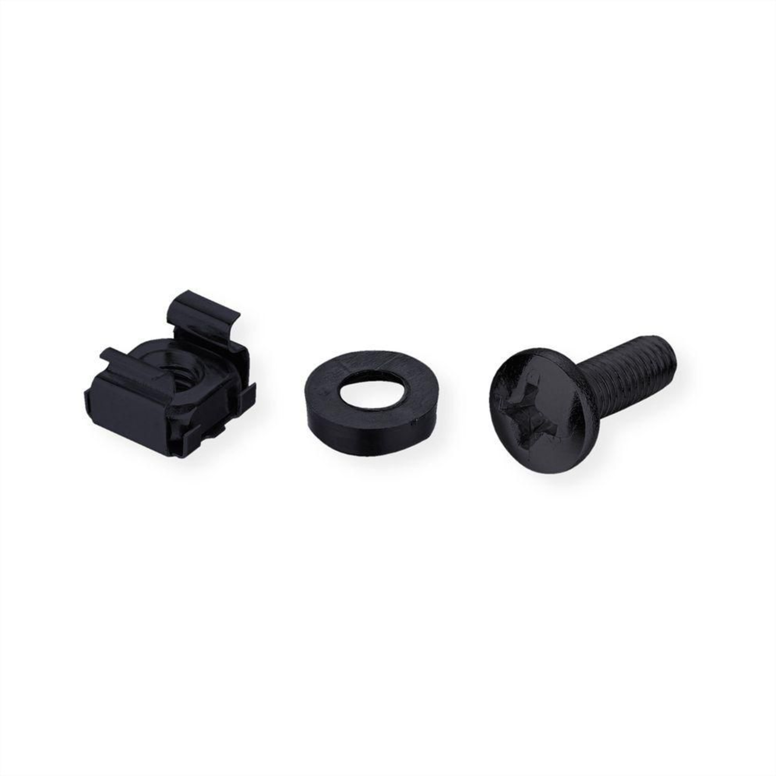 ROLINE Mounting Materials for Rack Mounting Black 48.3 Cm (19inch)