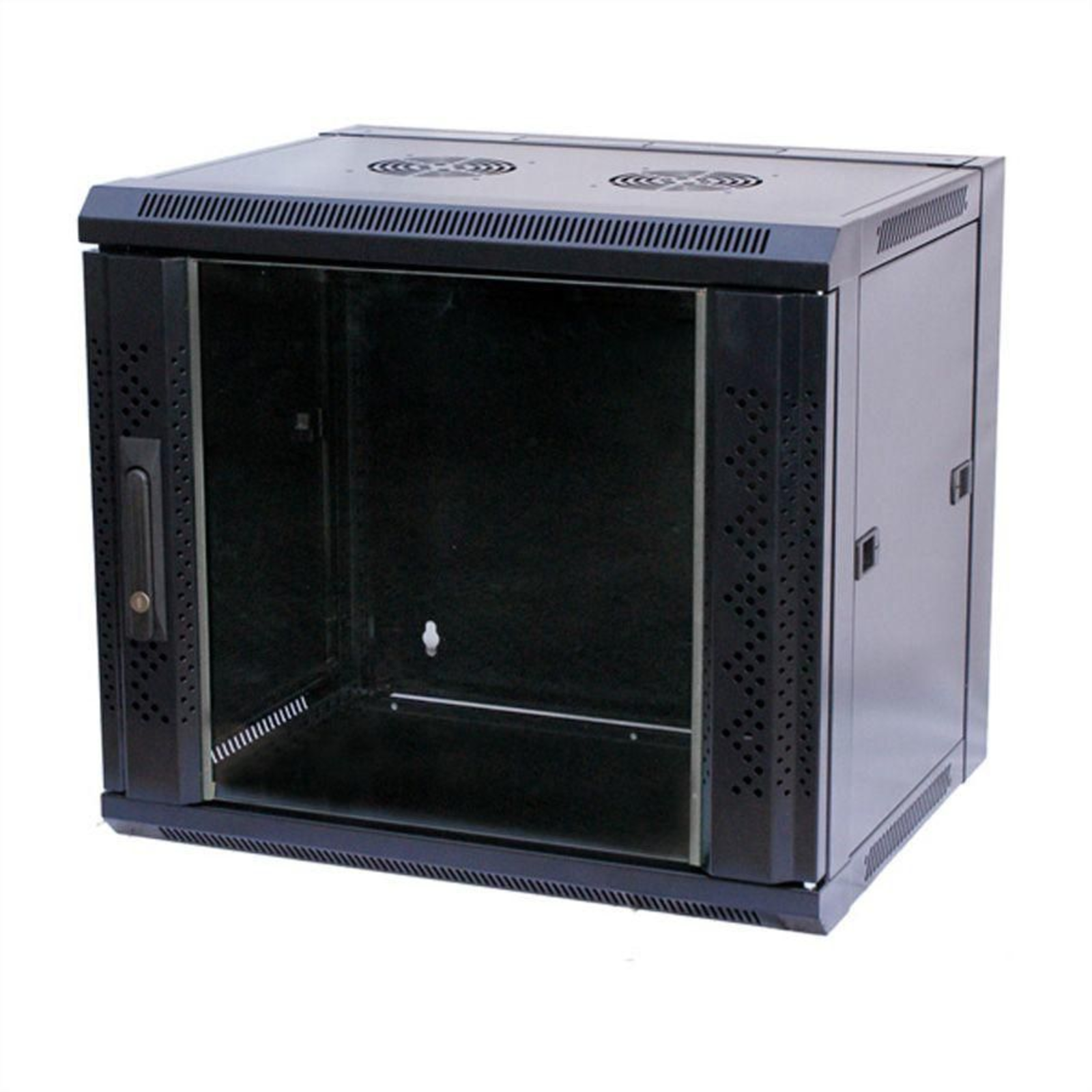 VALUE Network Cabinet Suitable for Wall Mounting Black RAL 7021 18U 4