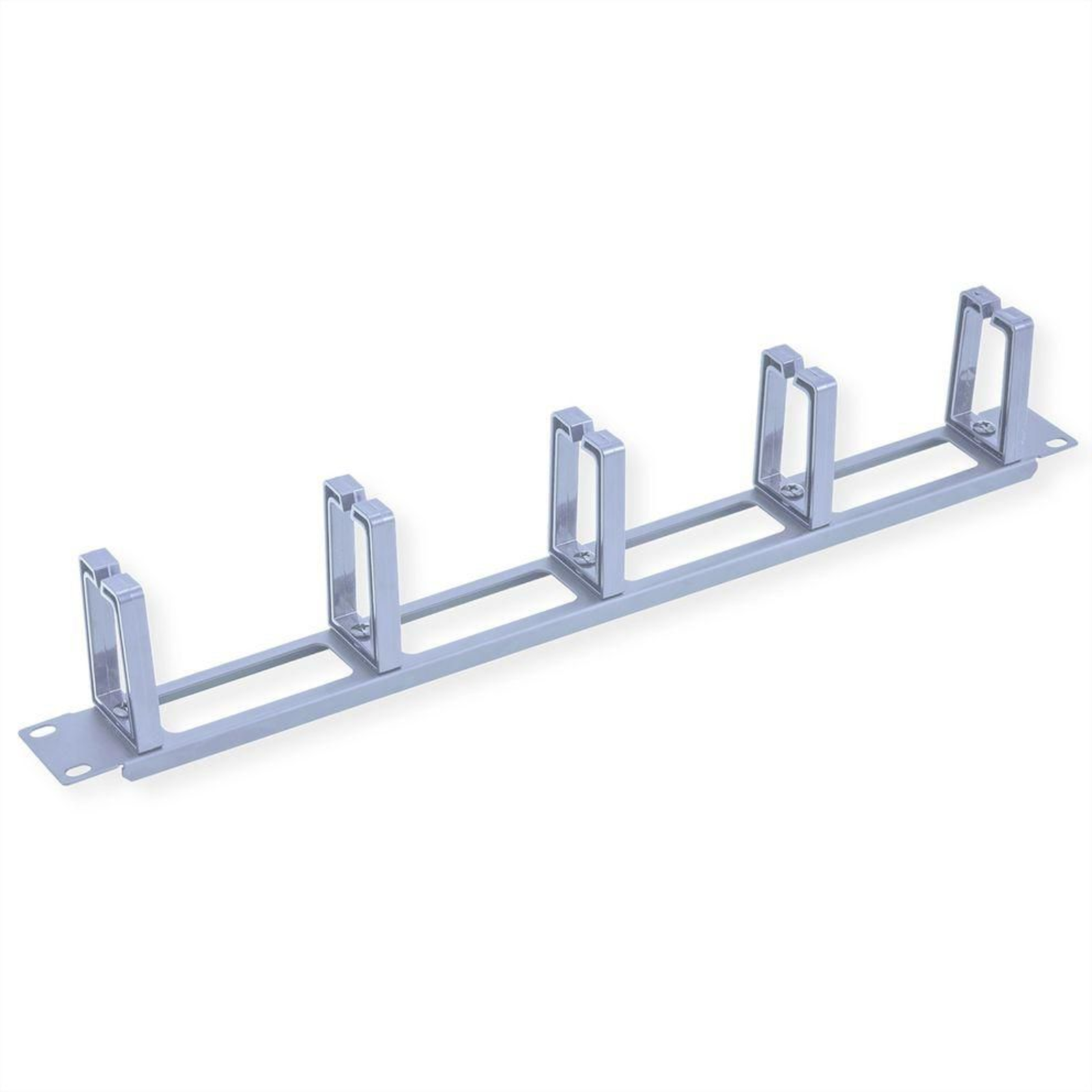 VALUE 19inch Cable Guide 1U 5 Eyelets Type