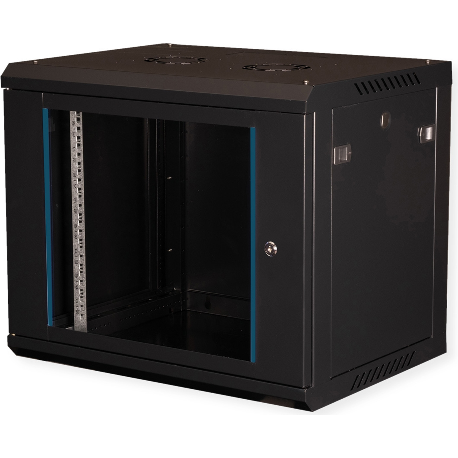 VALUE 19-inch Wall-mounted Enclosure 600x450mm Black Kit Wall-mounted Enclosure
