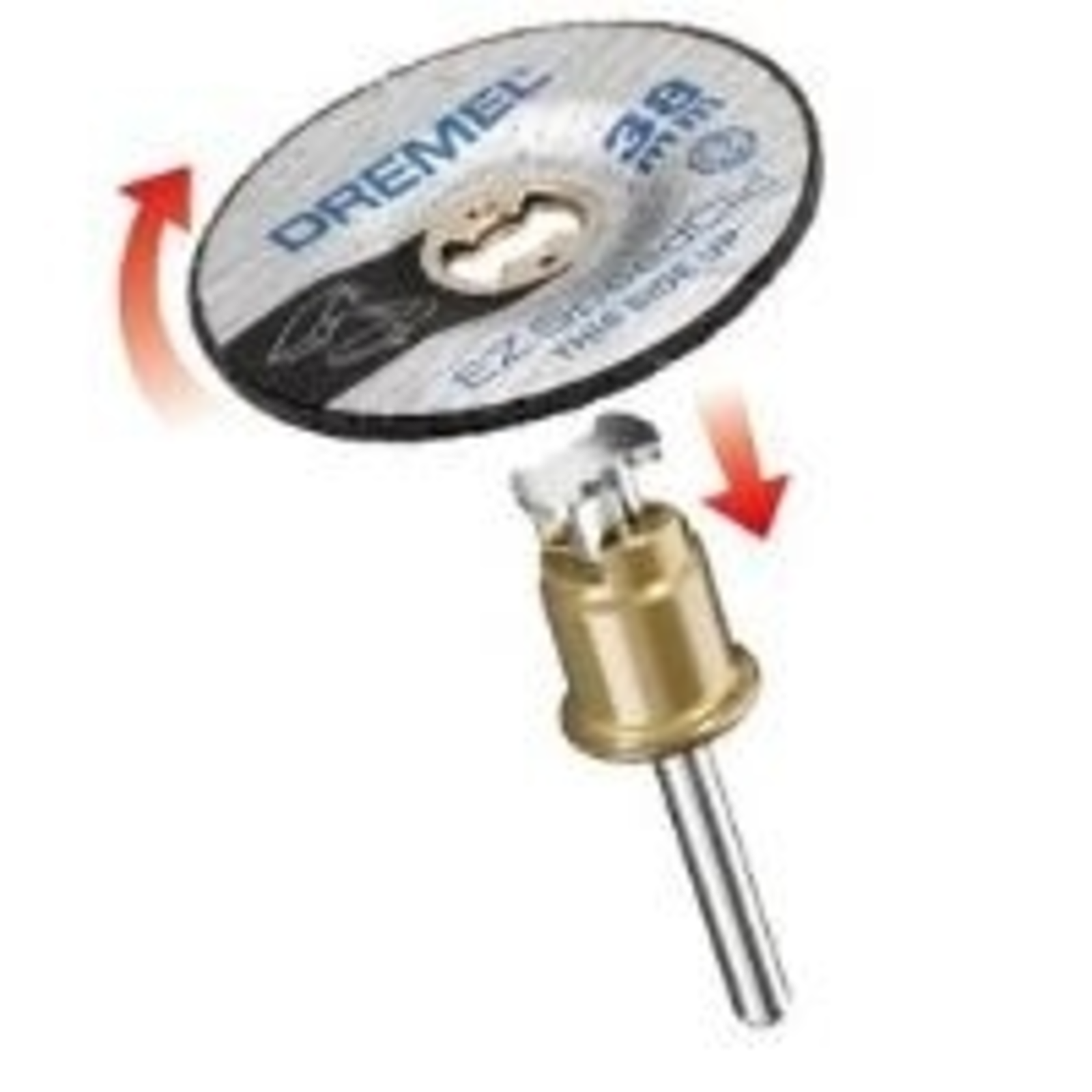 Dremel EZ SpeedClic SC541 Grinding Disc for Metal 38 Mm (Pack of 2)