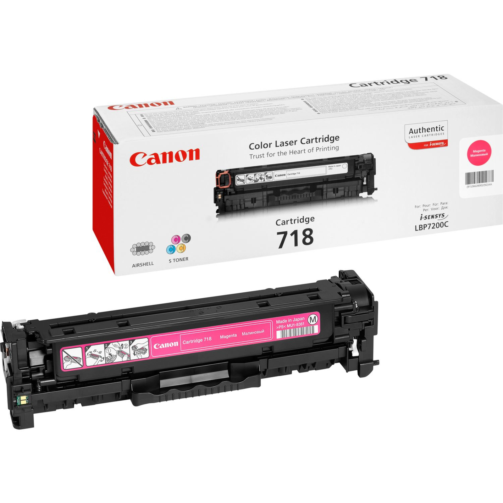 Canon 718 magenta magenta Original Toner Cartridge