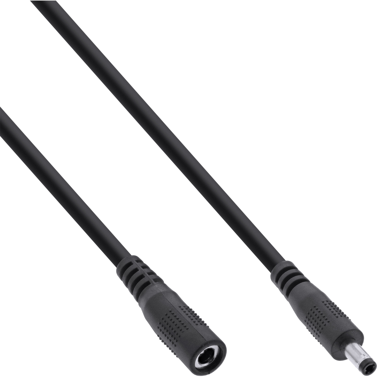 InLine Extension Cable DC Plug 4.0x1.7mm Black 0.5m