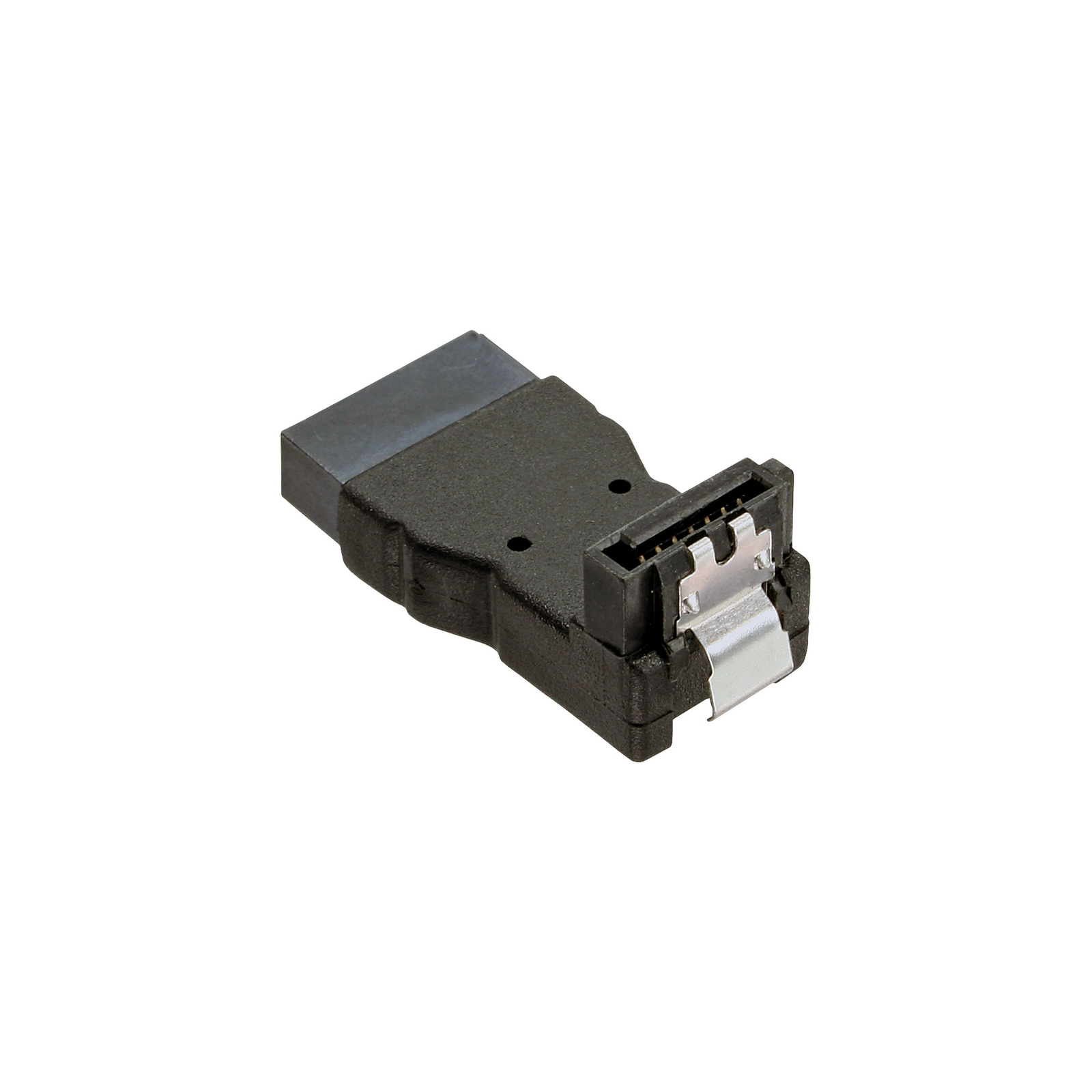 InLine SATA Adapter Plug Socket Angled Downwards