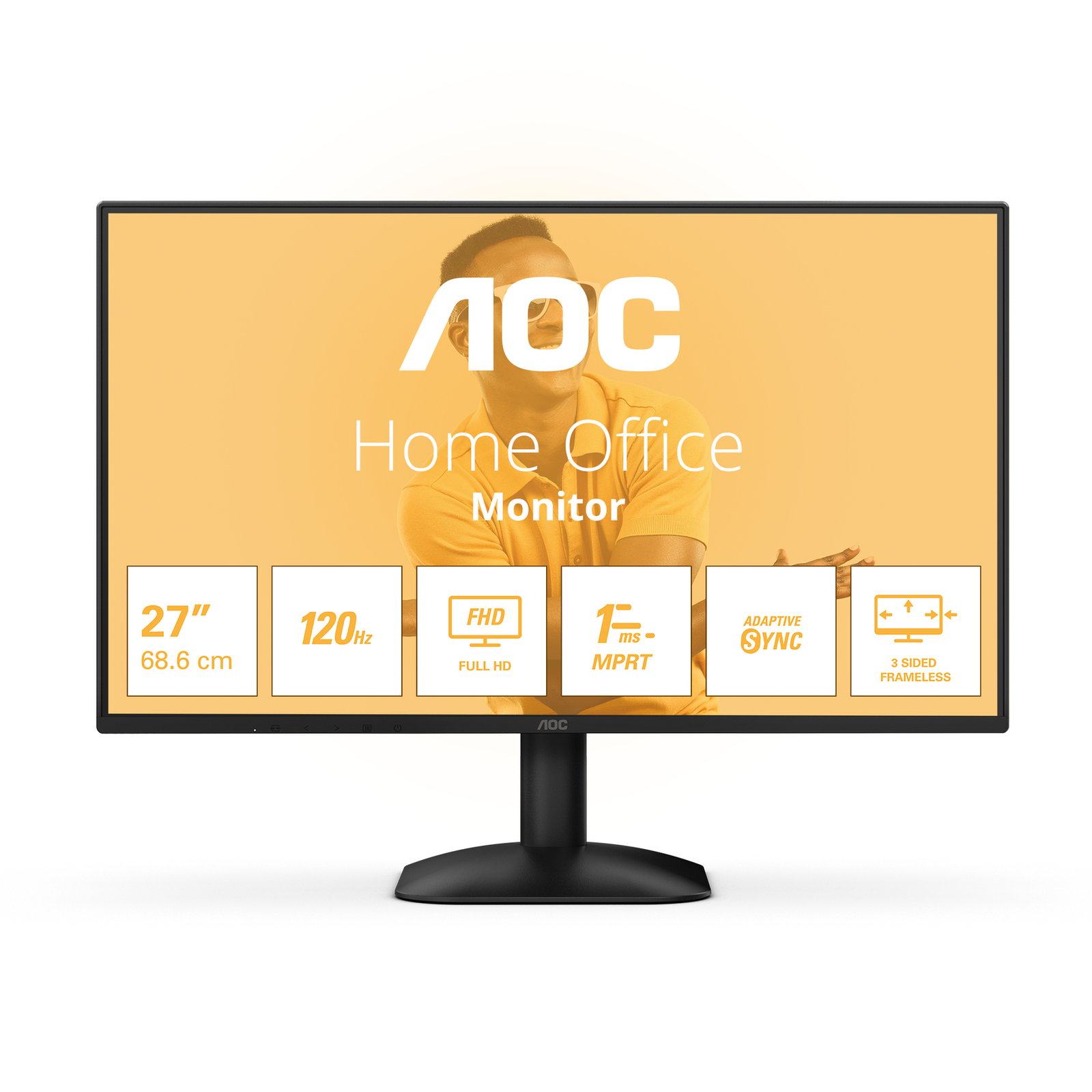 AOC 27B31H 27-inch FHD IPS 120Hz 1ms 300cd/m2 D-SUB HDMIx2 DP